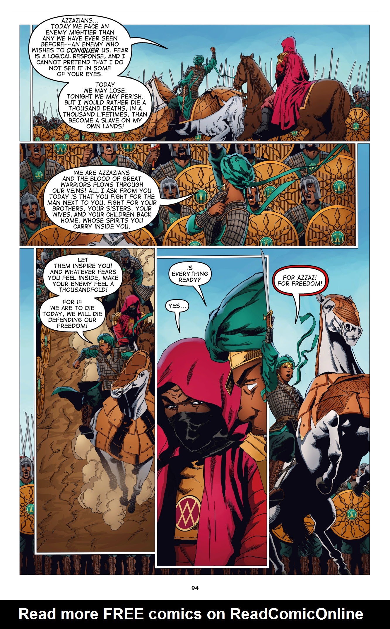 Read online Malika: Warrior Queen comic -  Issue # TPB 1 (Part 1) - 96