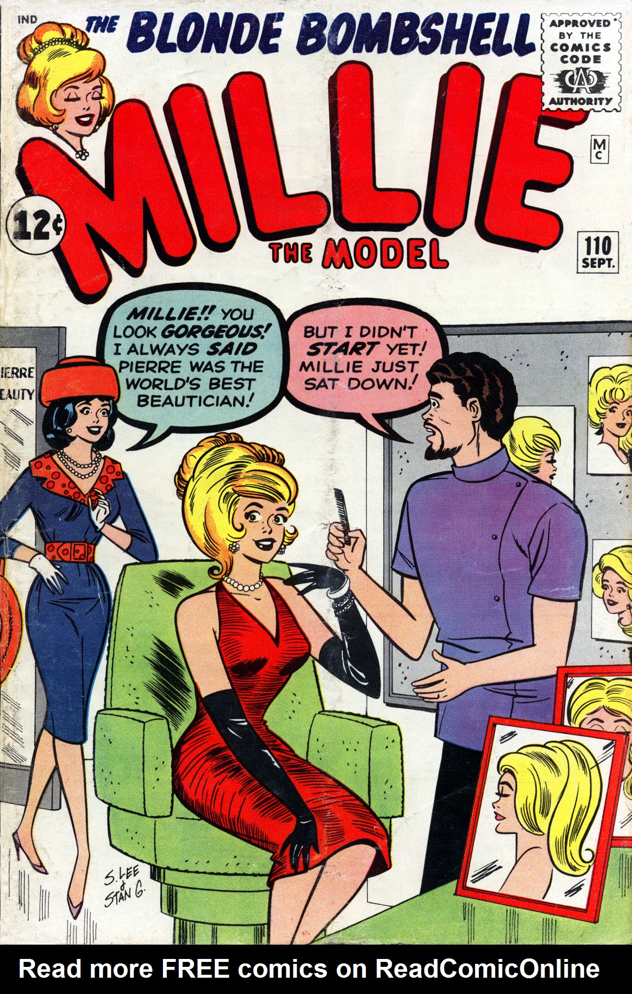 Read online Millie the Model comic -  Issue #110 - 1