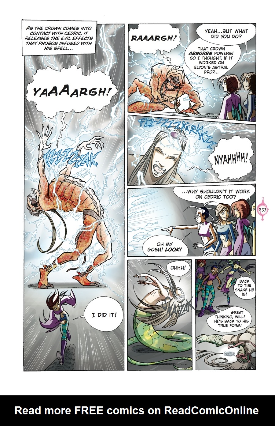 Read online W.i.t.c.h. Graphic Novels comic -  Issue # TPB 3 - 234