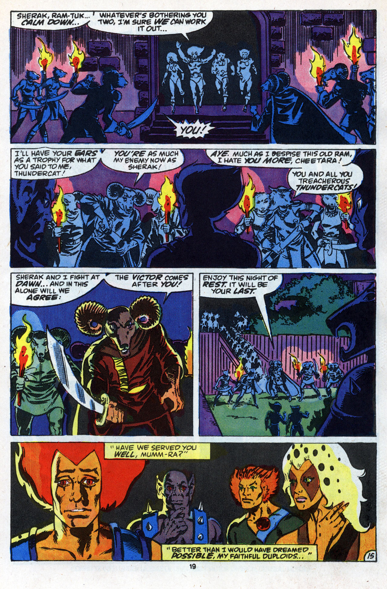 Read online ThunderCats (1985) comic -  Issue #24 - 21