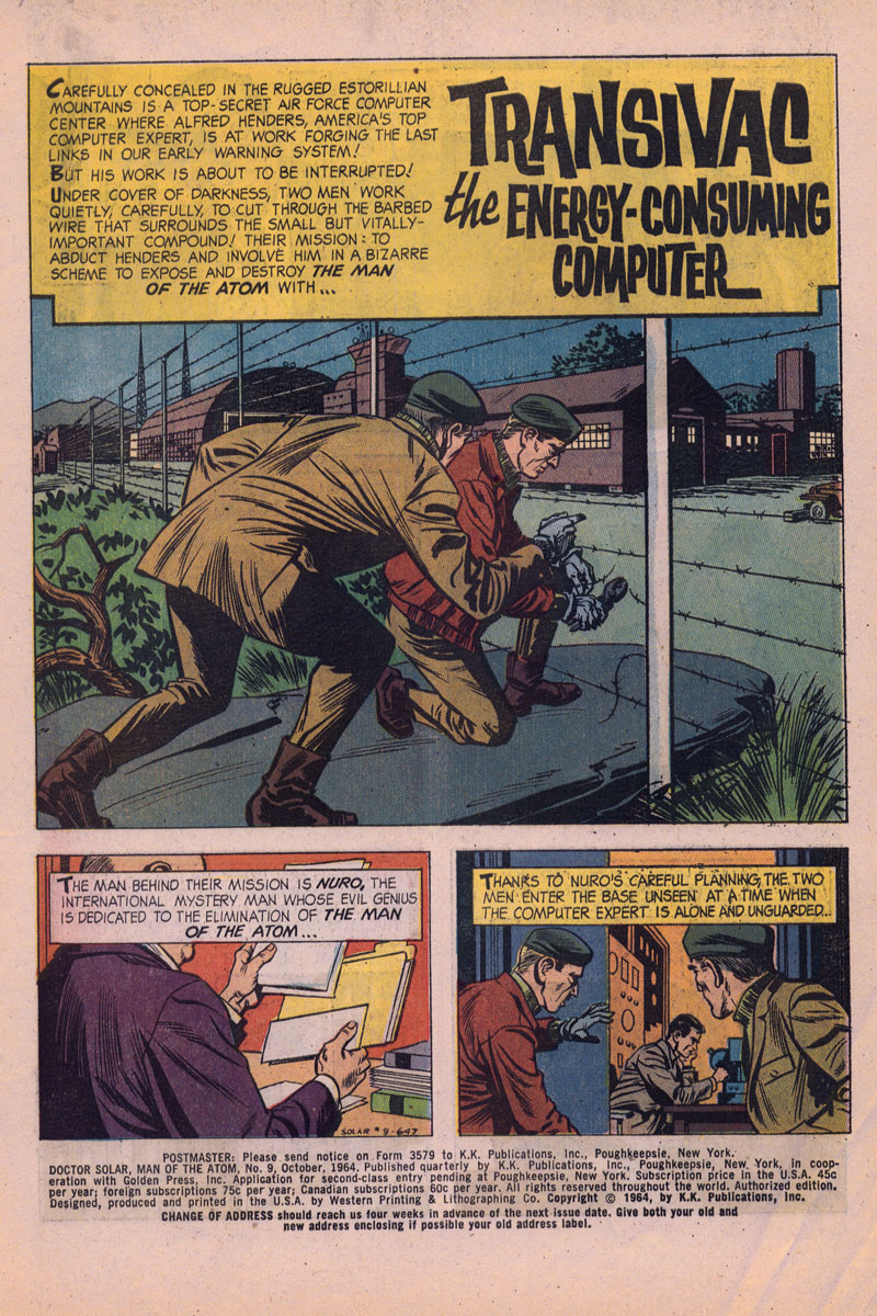 Read online Doctor Solar, Man of the Atom (1962) comic -  Issue #9 - 3