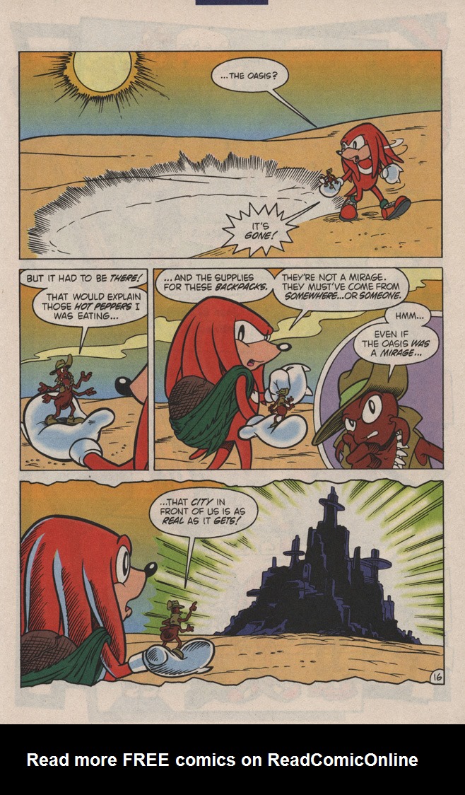 Read online Sonic's Friendly Nemesis, Knuckles comic -  Issue #2 - 23
