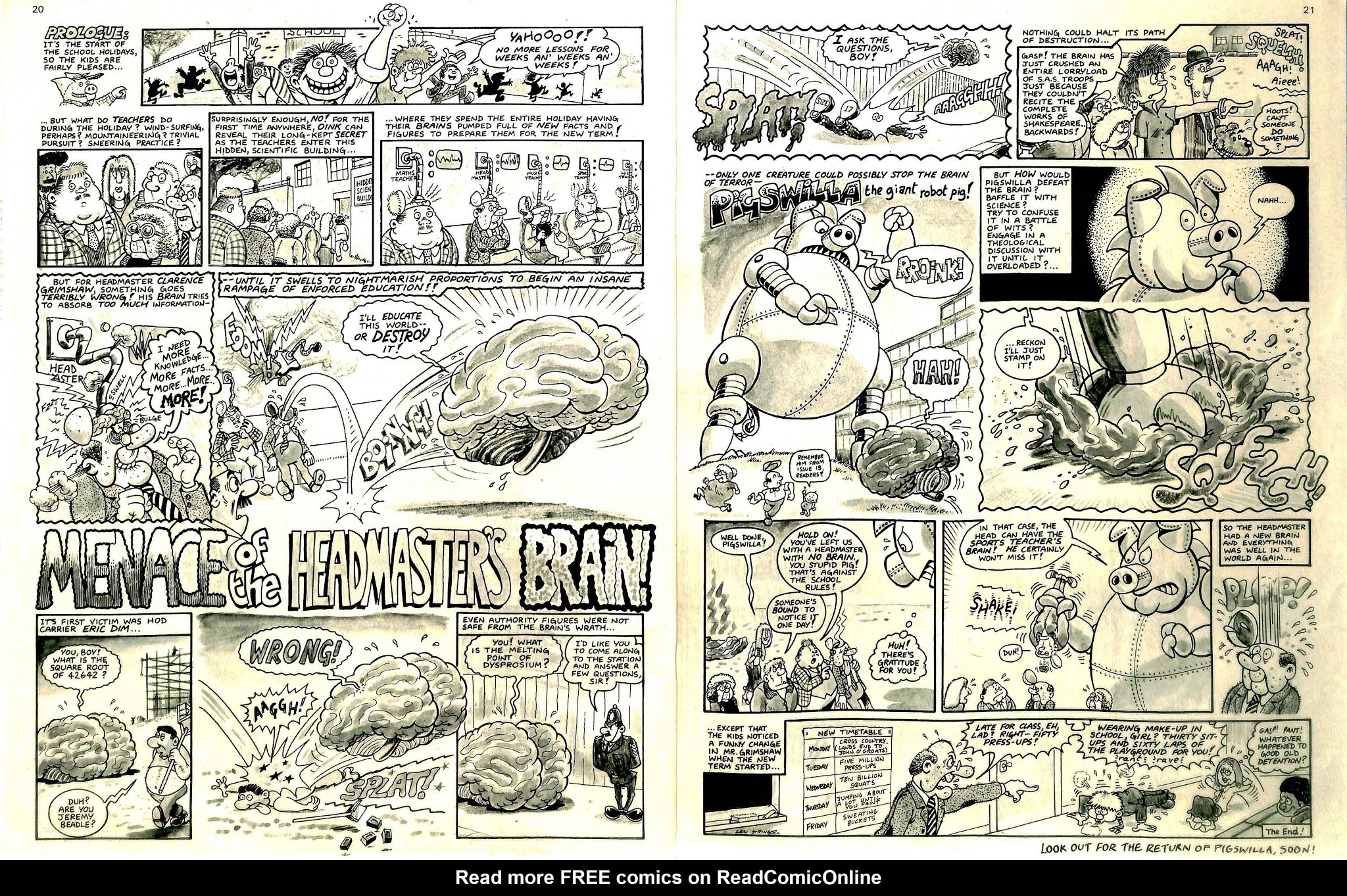 Read online Oink! comic -  Issue #33 - 11