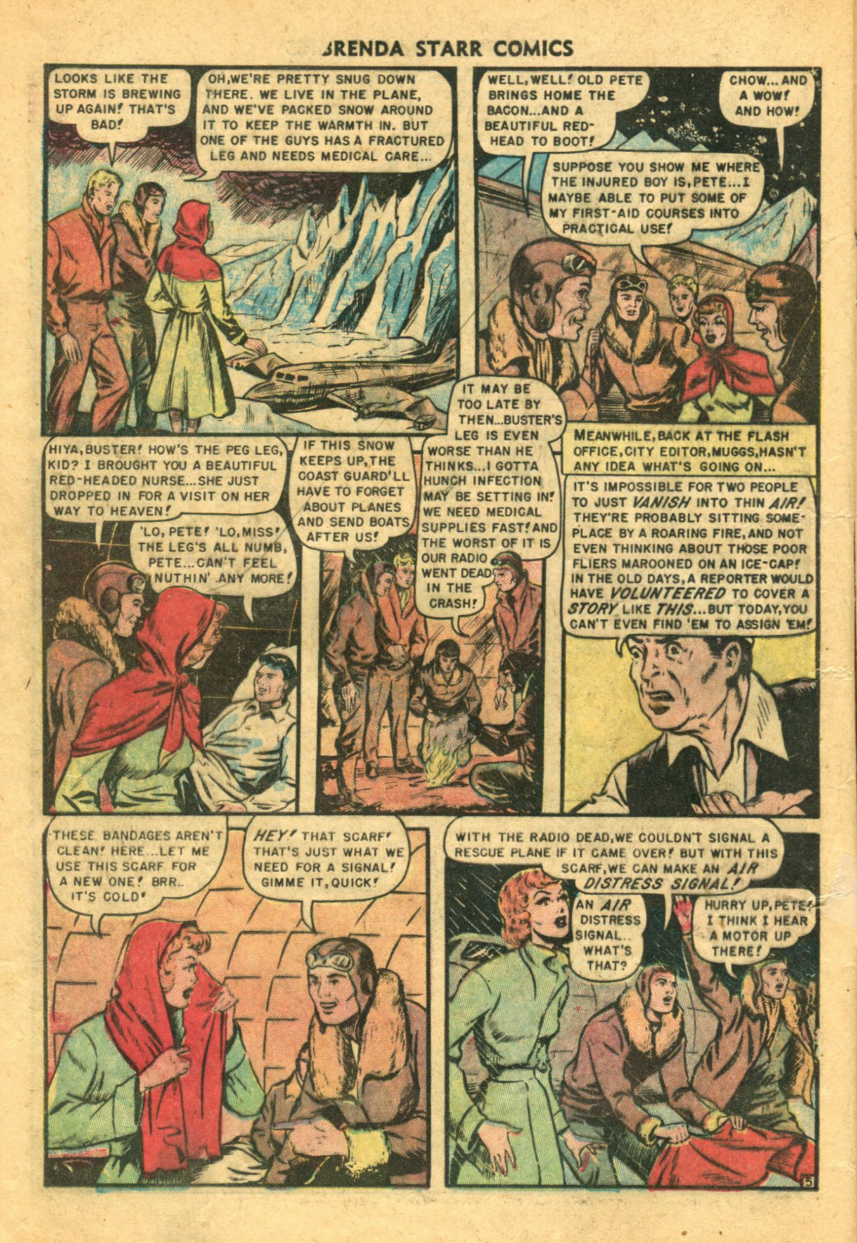 Read online Brenda Starr (1948) comic -  Issue #9 - 16