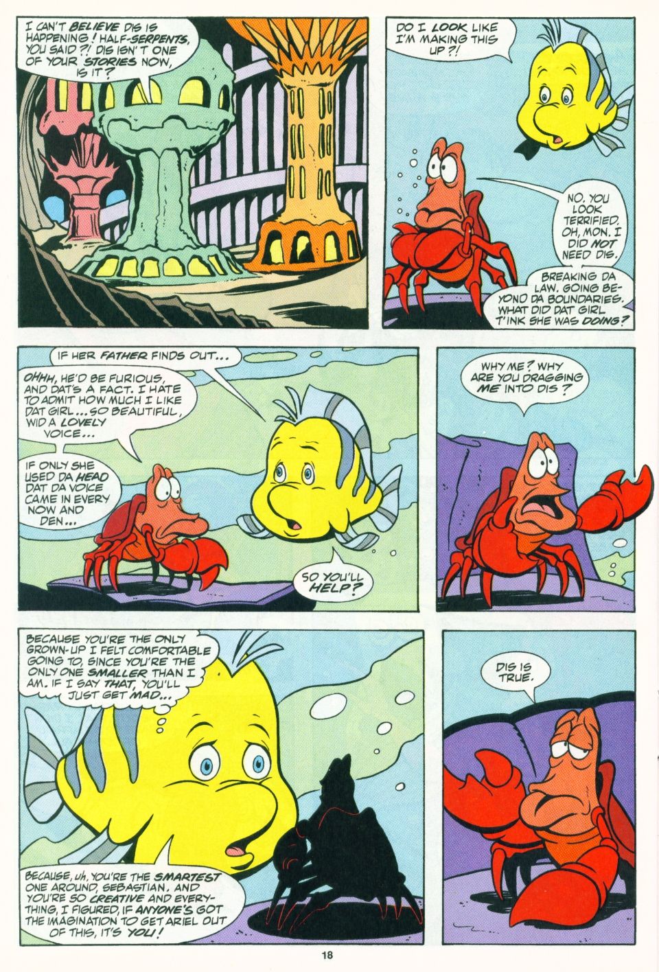 Read online Disney's The Little Mermaid Limited Series comic -  Issue #1 - 18