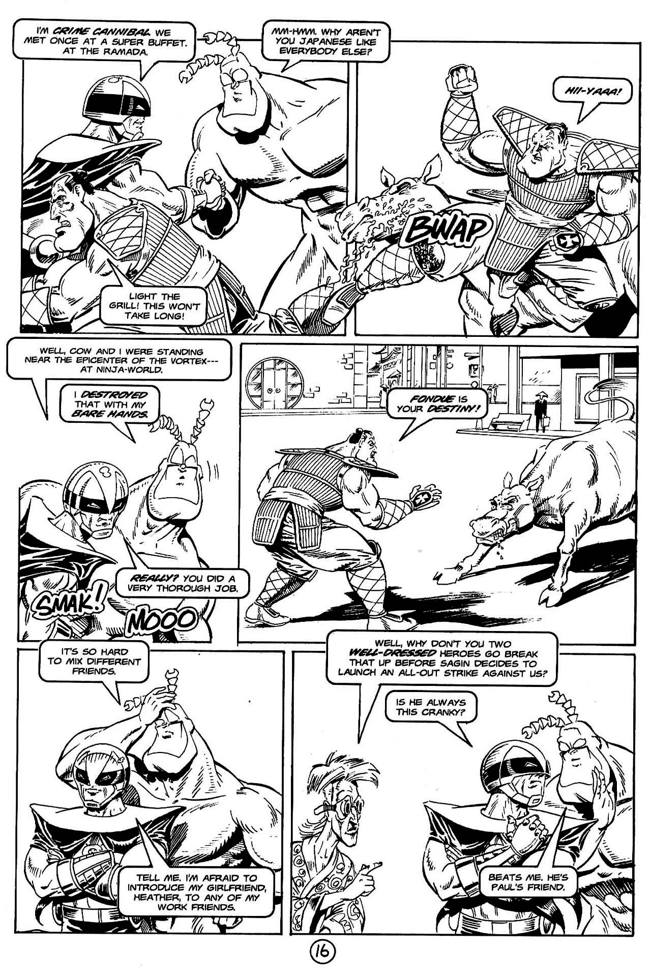 Read online Paul the Samurai (1992) comic -  Issue #10 - 18