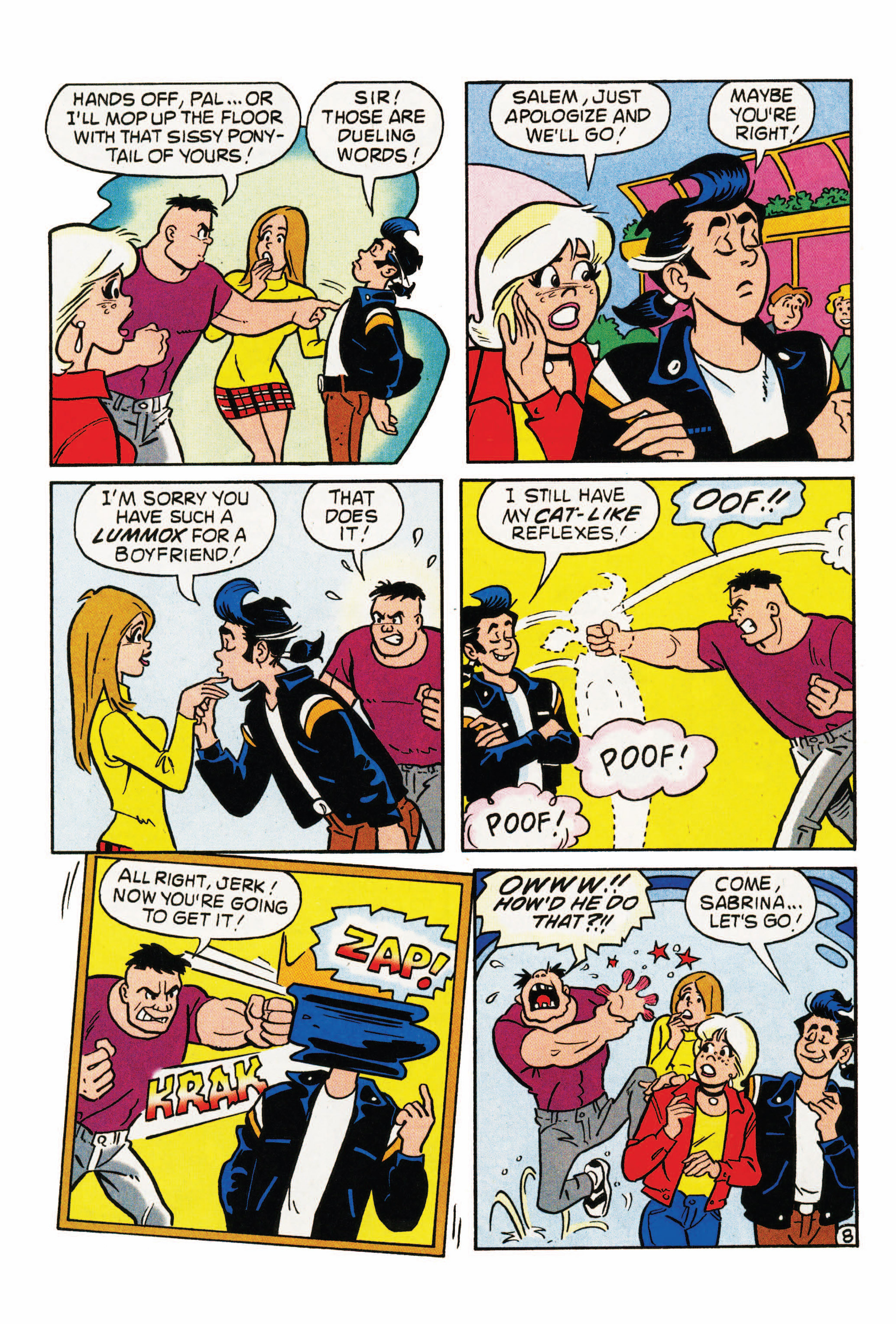 Read online Sabrina the Teenage Witch (1997) comic -  Issue #9 - 10