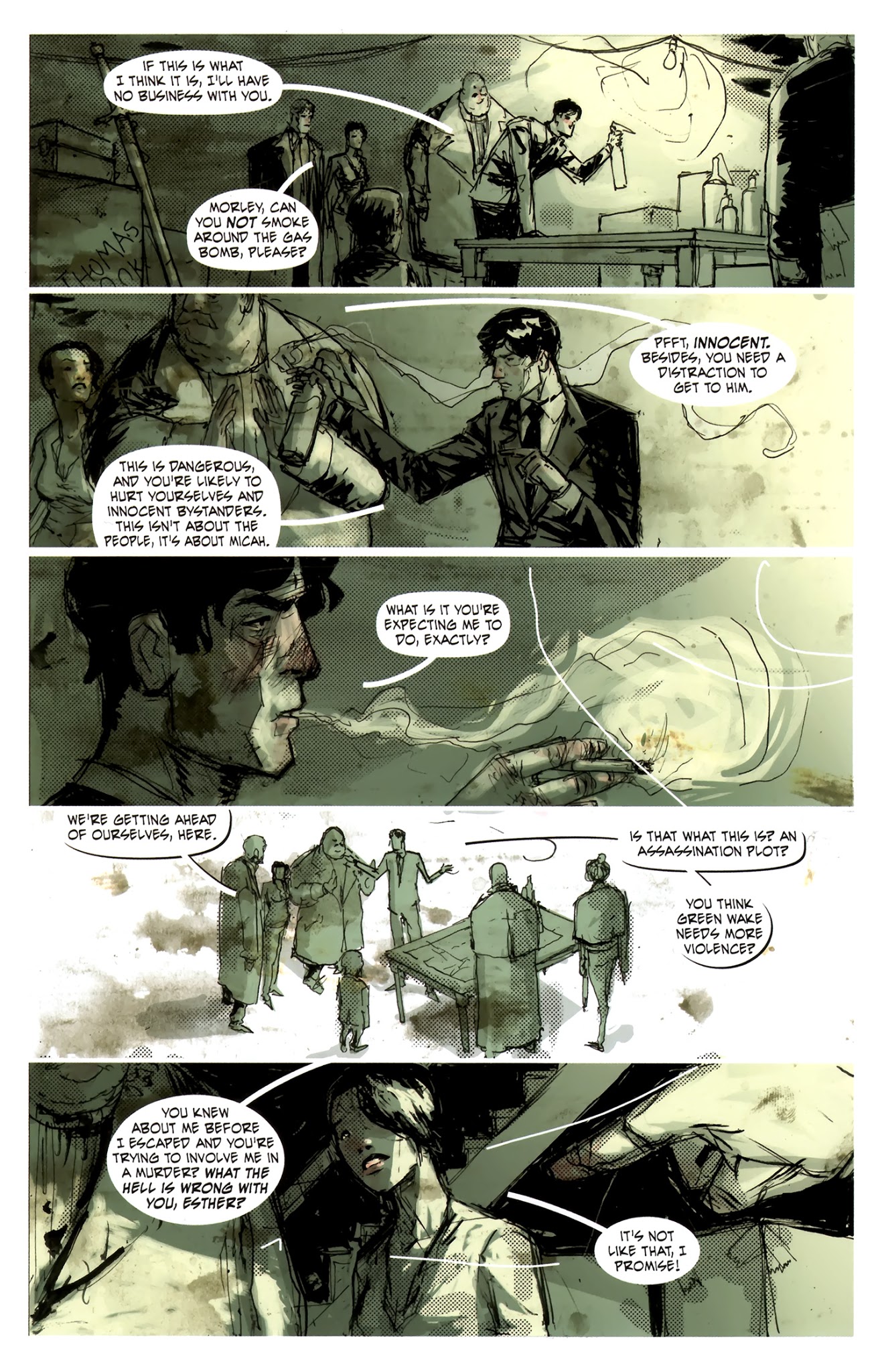 Read online Green Wake comic -  Issue #8 - 10