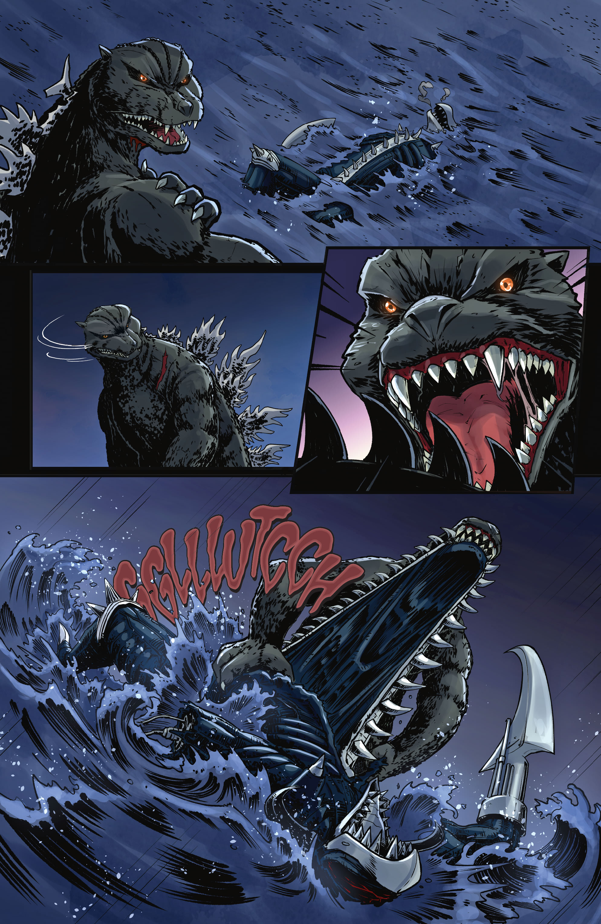 Read online Godzilla Rivals: Vs. Gigan comic -  Issue # Full - 34