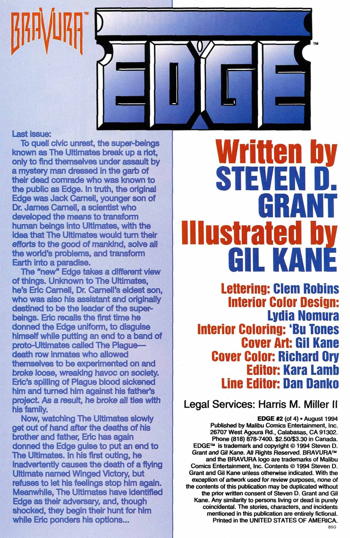 Read online Edge comic -  Issue #2 - 2