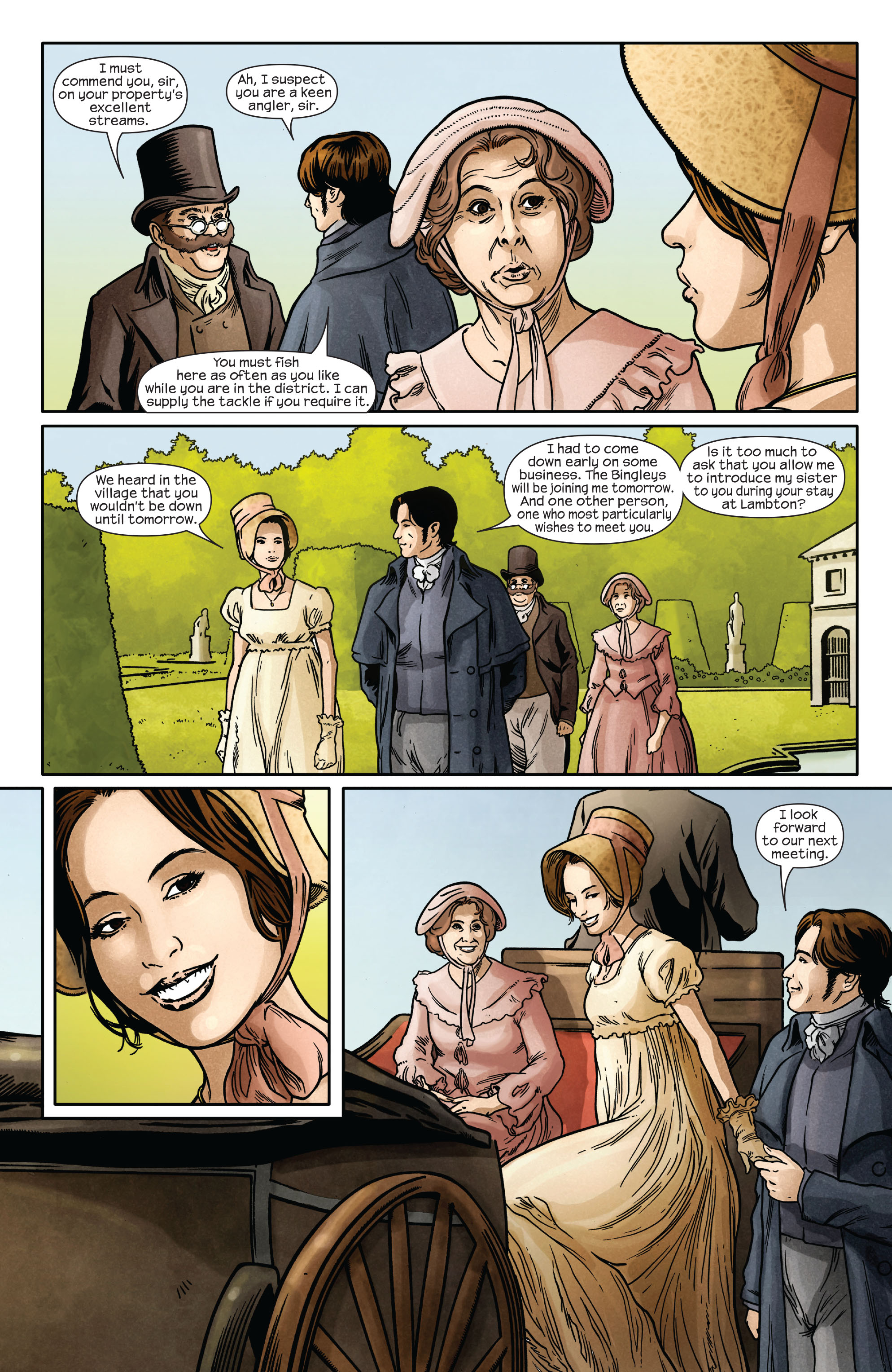 Read online Pride & Prejudice (2009) comic -  Issue #4 - 18