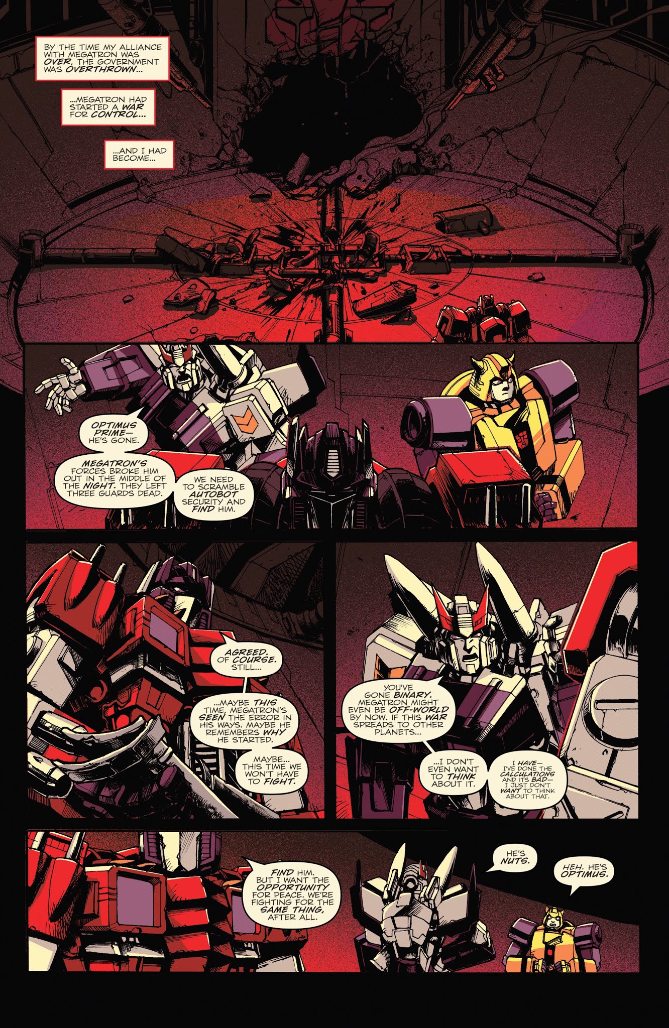 Read online Optimus Prime comic -  Issue #25 - 16