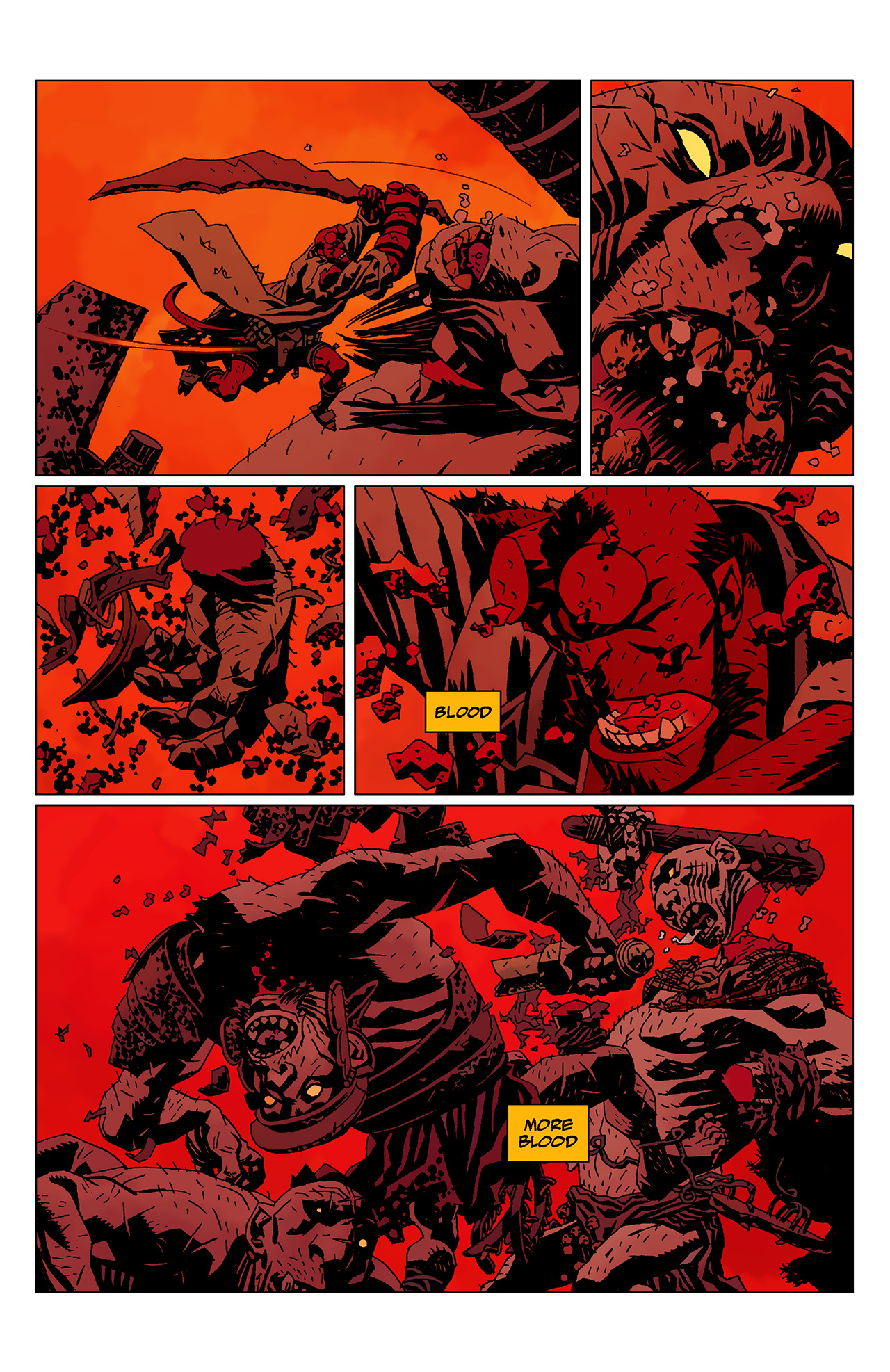 Read online Hellboy: The Wild Hunt comic -  Issue #6 - 16