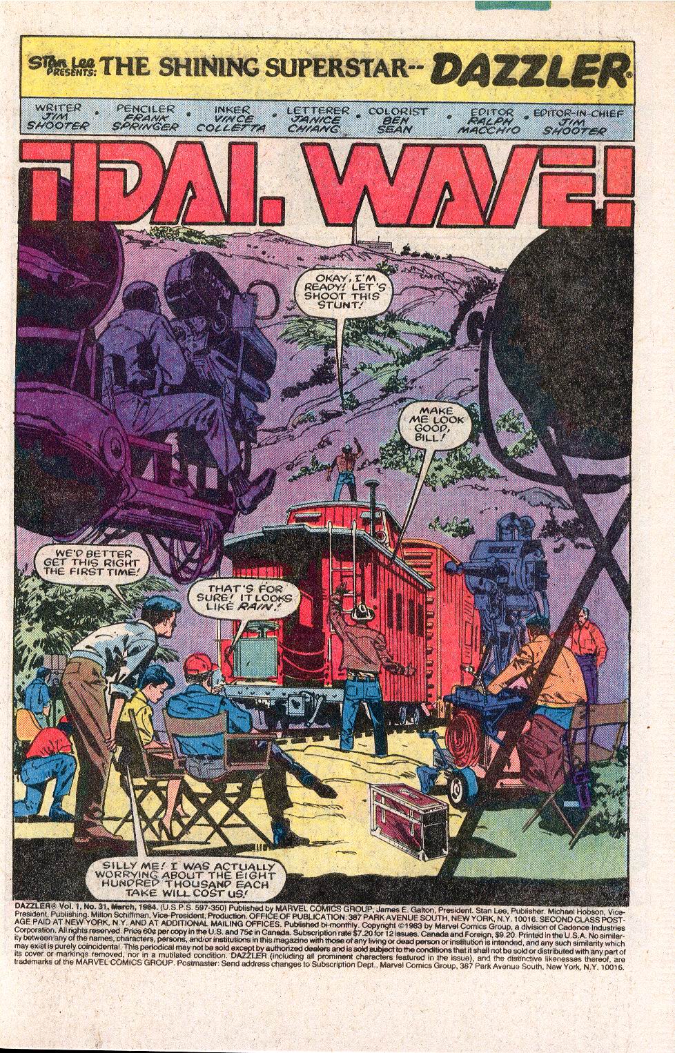 Read online Dazzler (1981) comic -  Issue #31 - 2