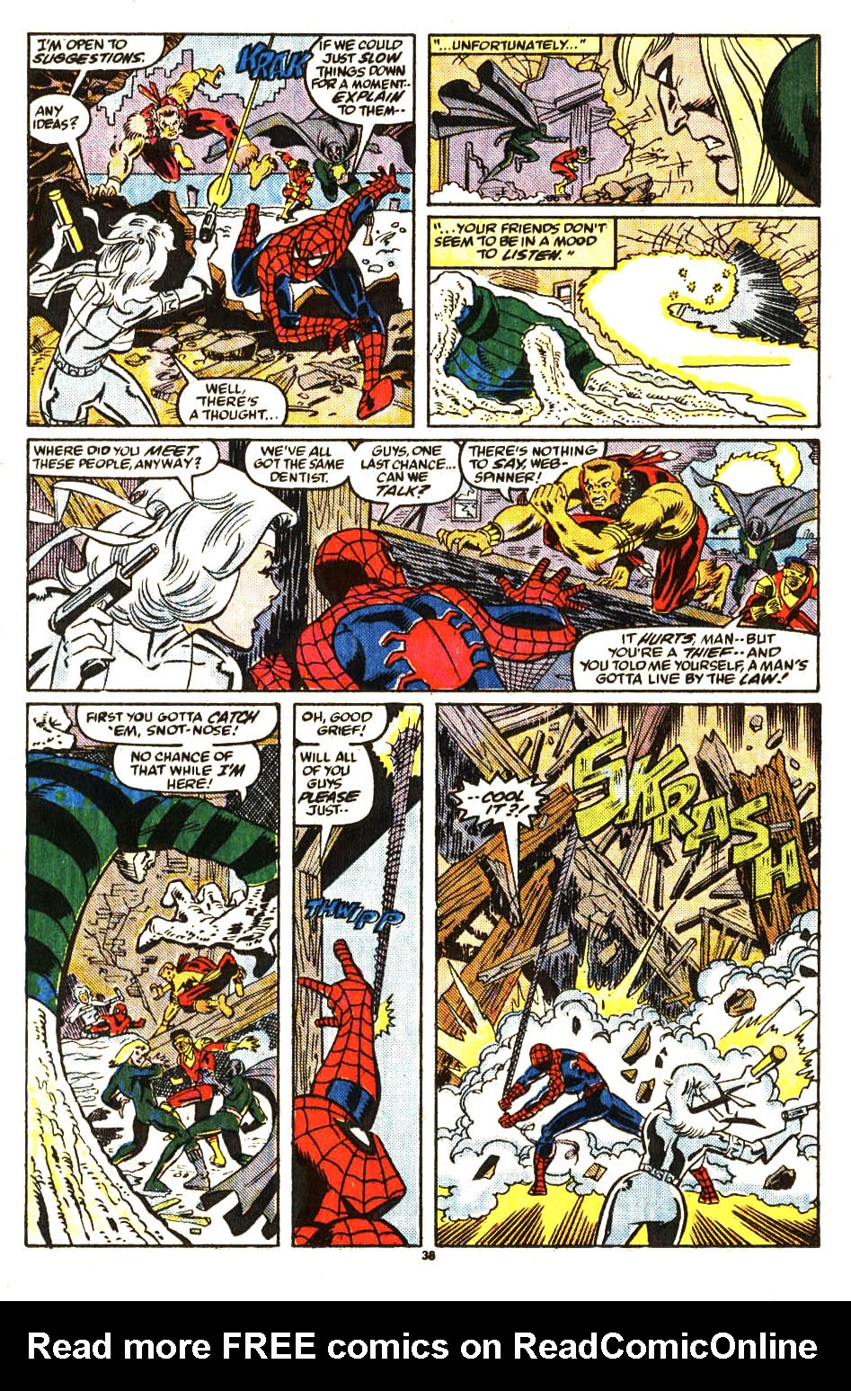 Read online Web of Spider-Man (1985) comic -  Issue #50 - 34