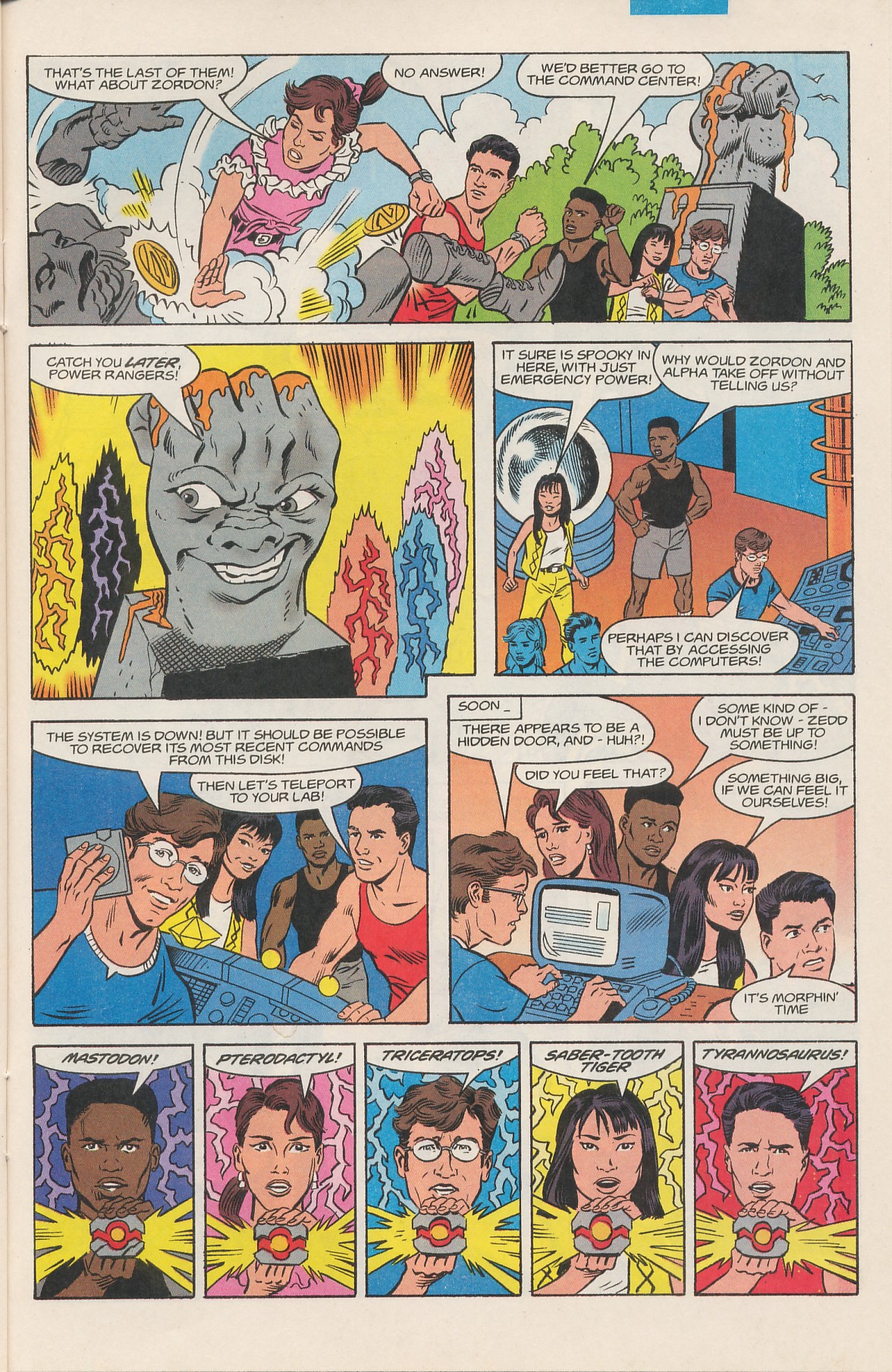 Read online Mighty Morphin Power Rangers Saga comic -  Issue #3 - 25
