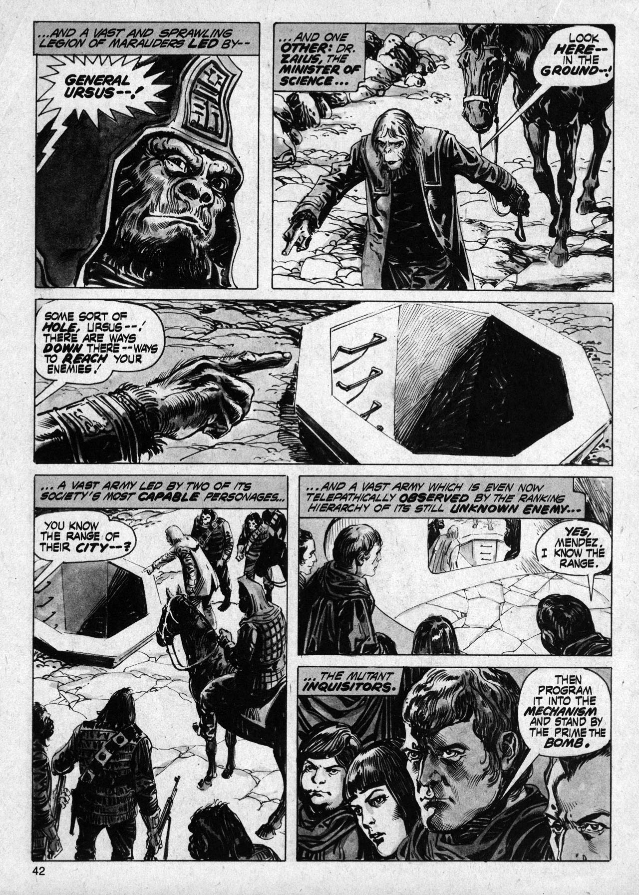 Read online Planet of the Apes comic -  Issue #11 - 38