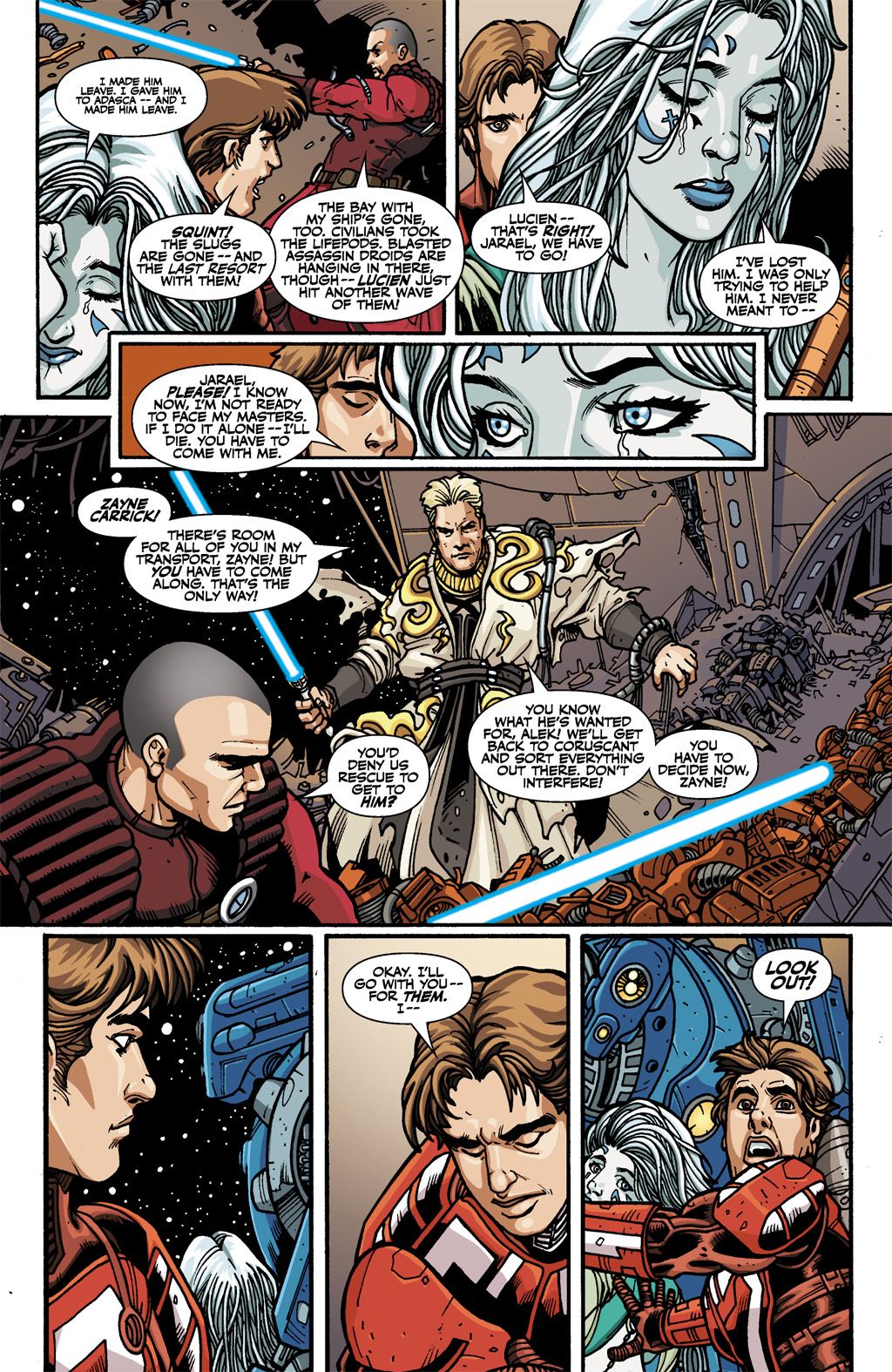 Read online Star Wars: Knights Of The Old Republic comic -  Issue #21 - 22