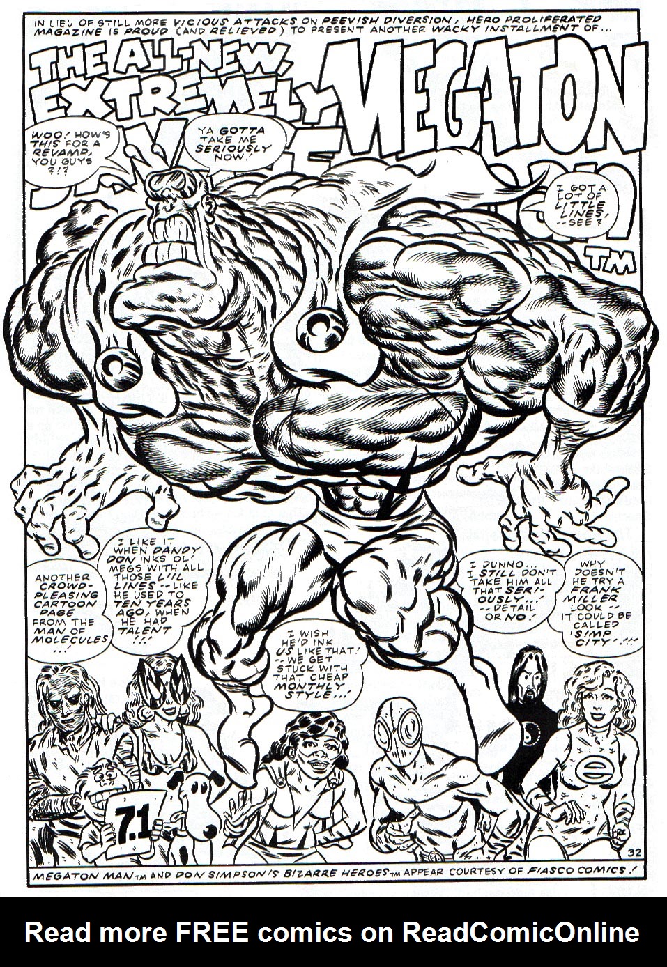 Read online Don Simpson's Bizarre Heroes comic -  Issue #5 - 32