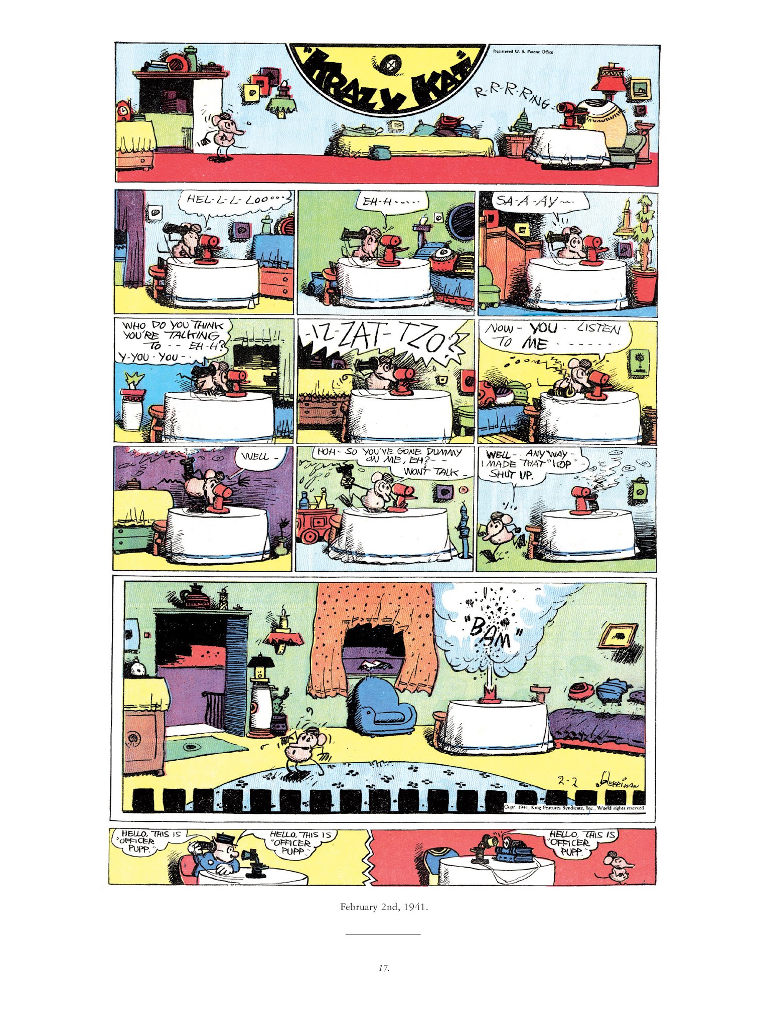 Read online Krazy & Ignatz comic -  Issue # TPB 12 - 16