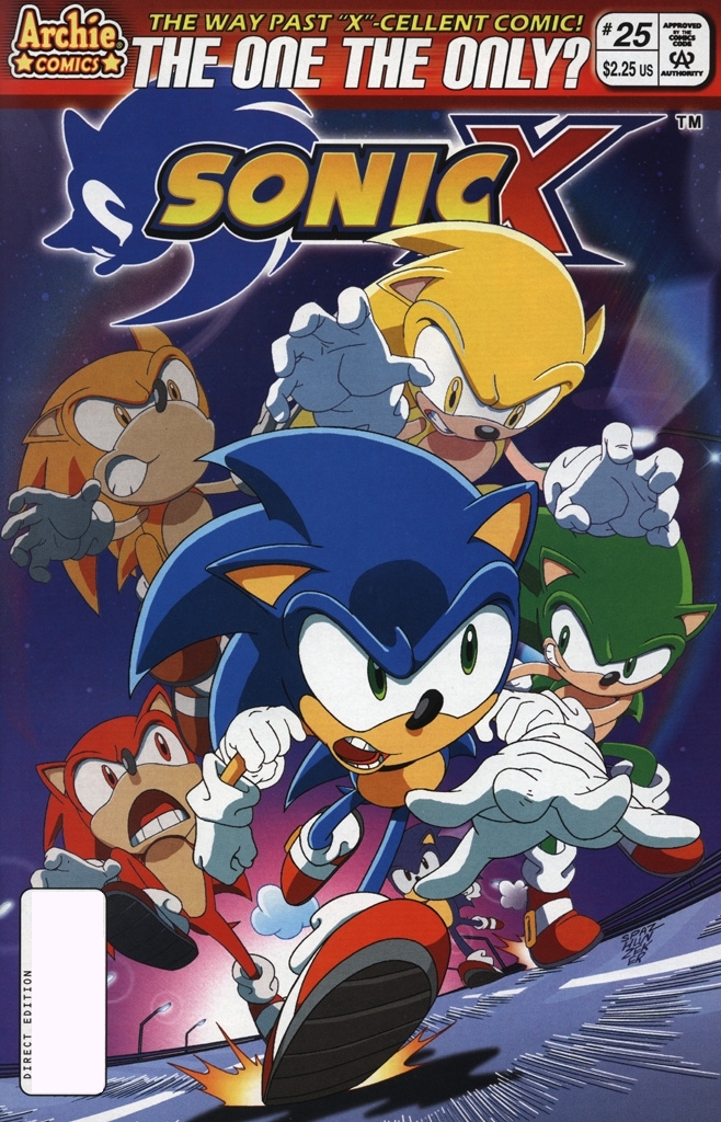 Read online Sonic X comic -  Issue #25 - 1