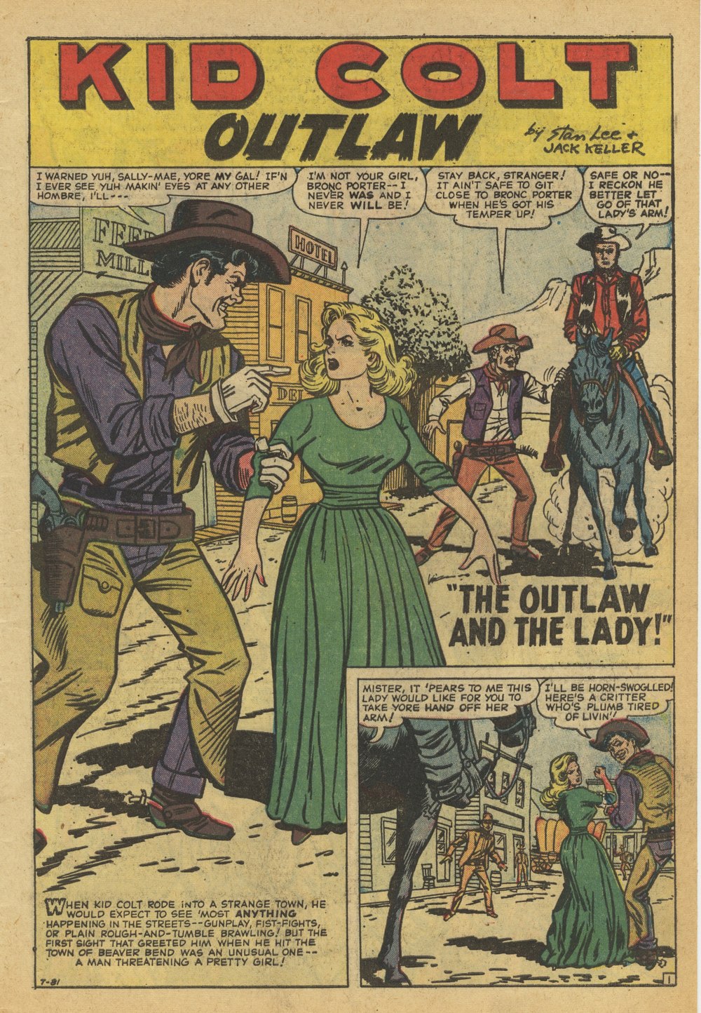 Read online Kid Colt Outlaw comic -  Issue #82 - 3