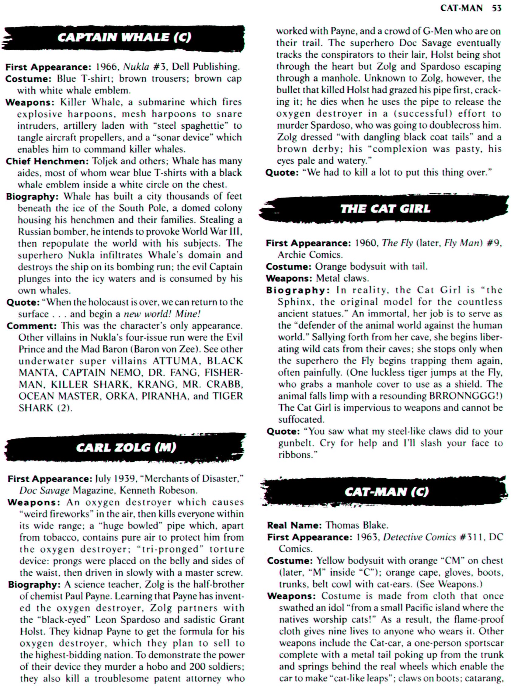 Read online The Encyclopedia of Super Villains comic -  Issue # TPB (Part 1) - 63