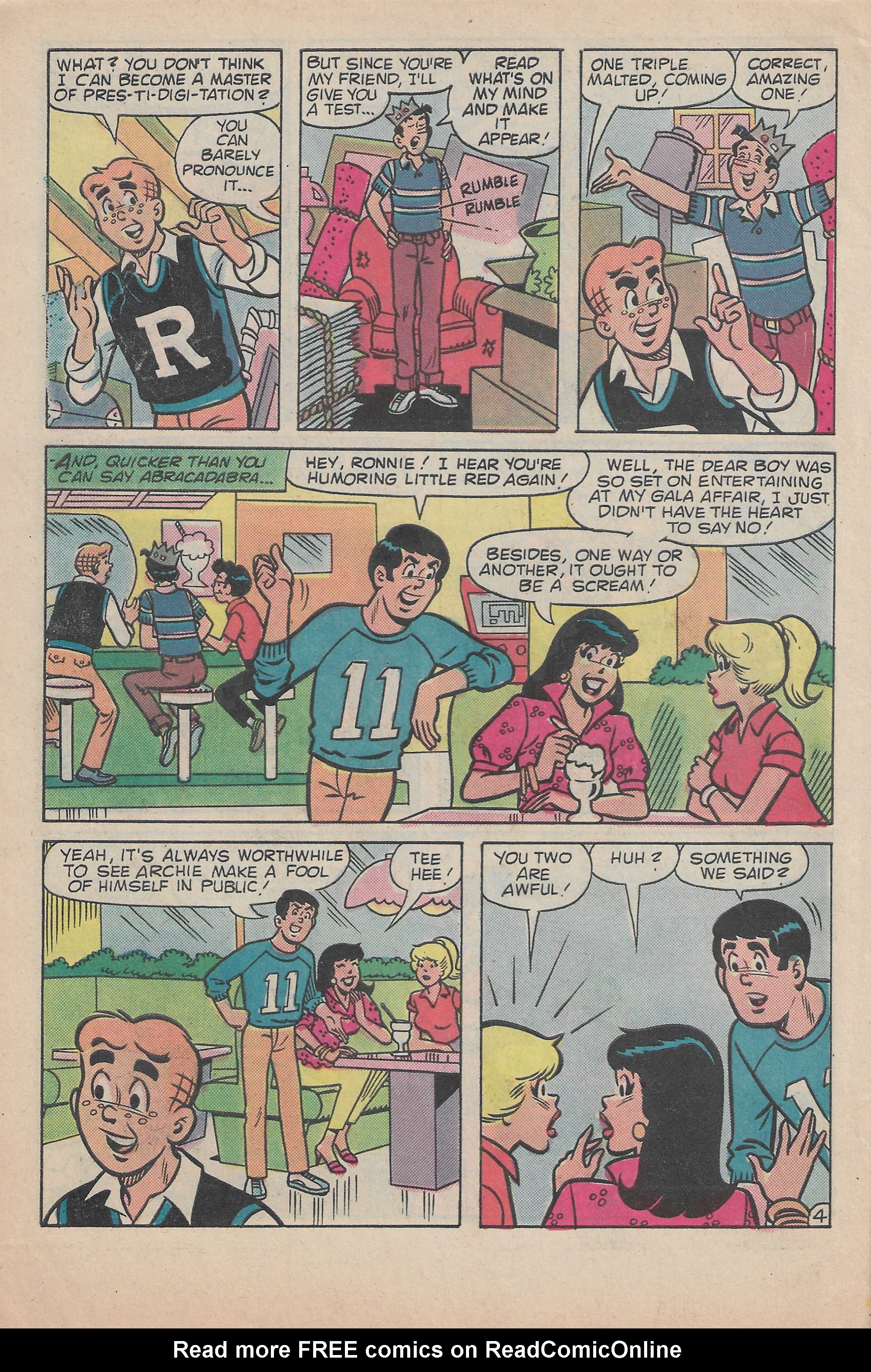 Read online Archie Giant Series Magazine comic -  Issue #554 - 6