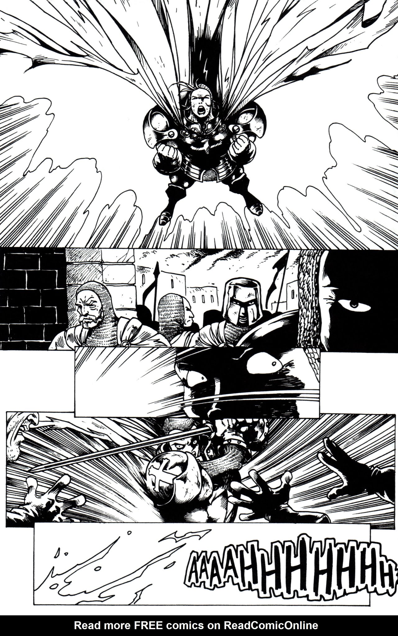 Read online Warrior Nun Areala: Resurrection comic -  Issue #0 - 6