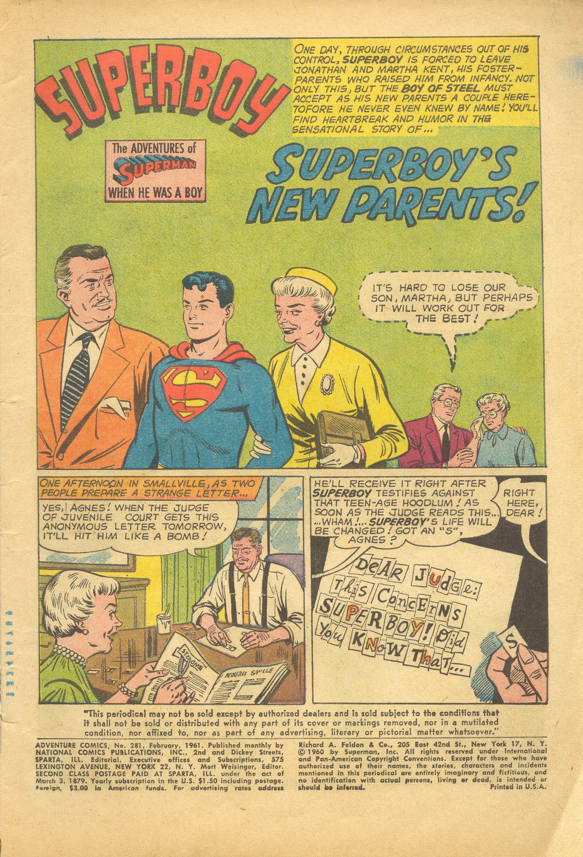 Read online Adventure Comics (1938) comic -  Issue #281 - 3