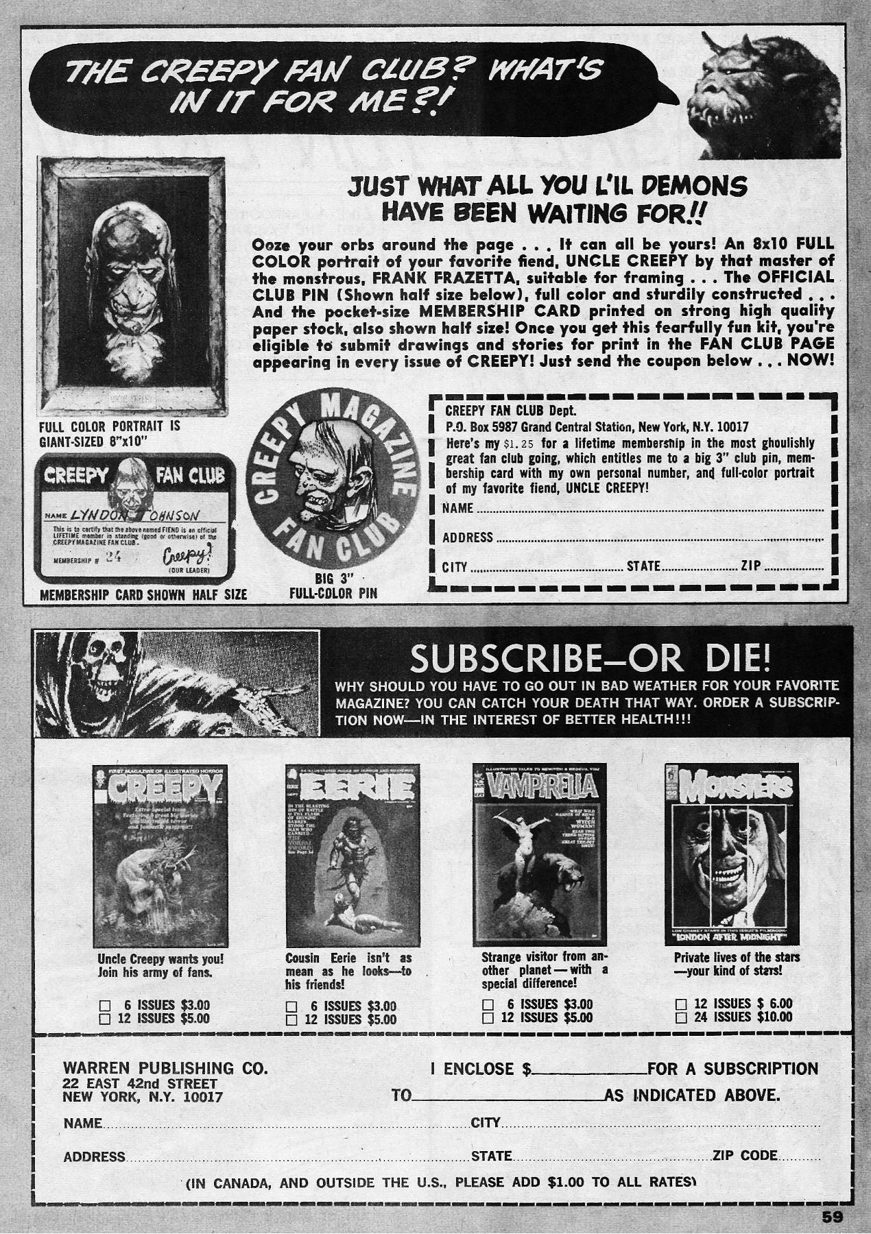 Read online Creepy (1964) comic -  Issue # Annual 1971 - 58