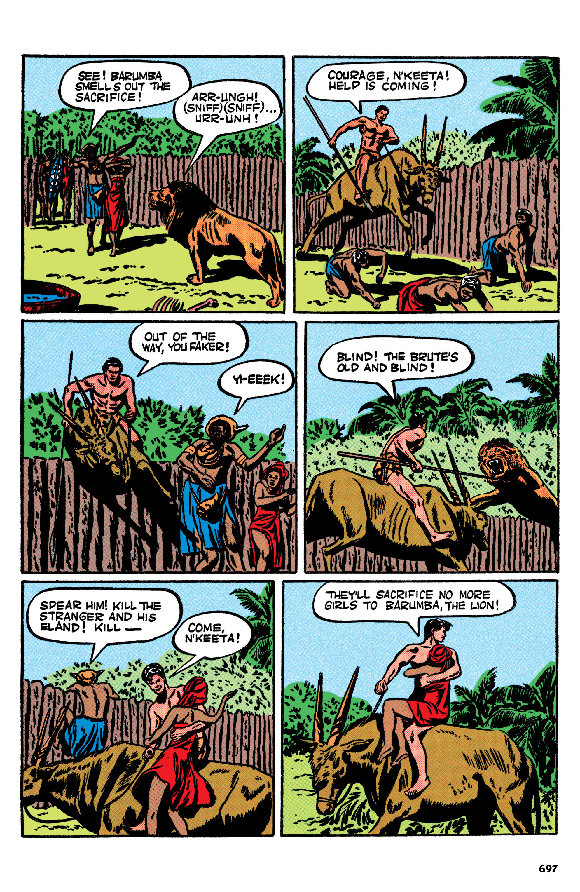 Read online Edgar Rice Burroughs Tarzan: The Jesse Marsh Years Omnibus comic -  Issue # TPB (Part 7) - 99