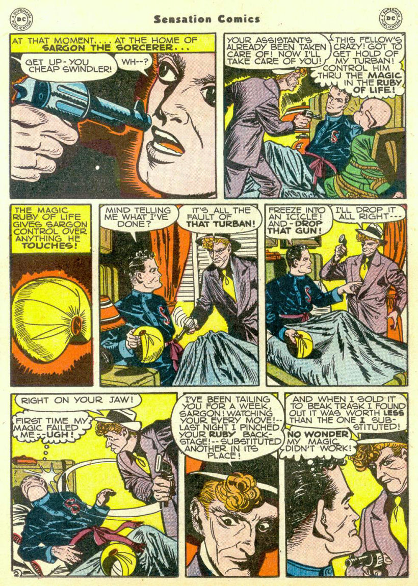 Read online Sensation (Mystery) Comics comic -  Issue #67 - 33