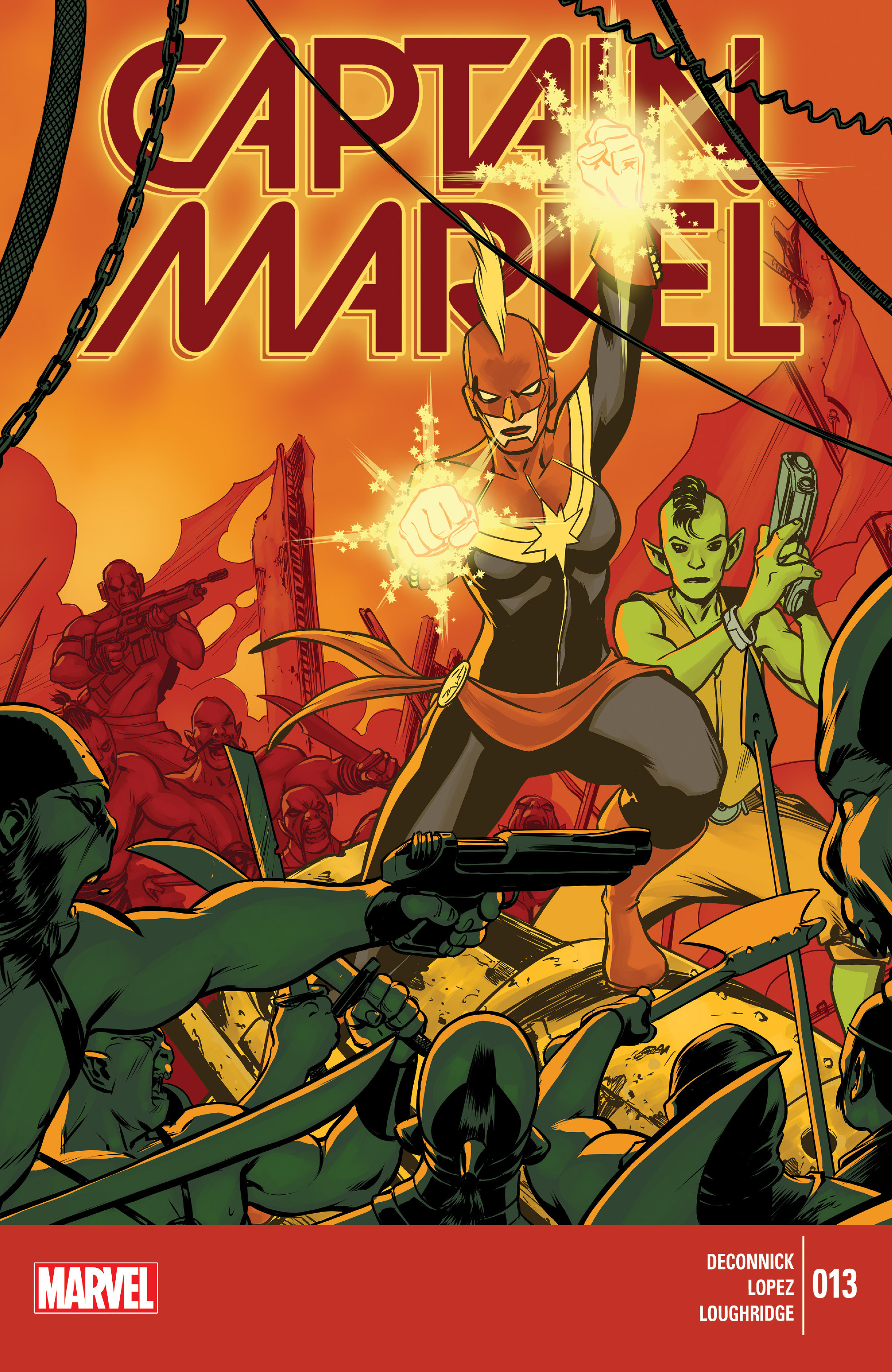 Read online Captain Marvel (2014) comic -  Issue #13 - 1