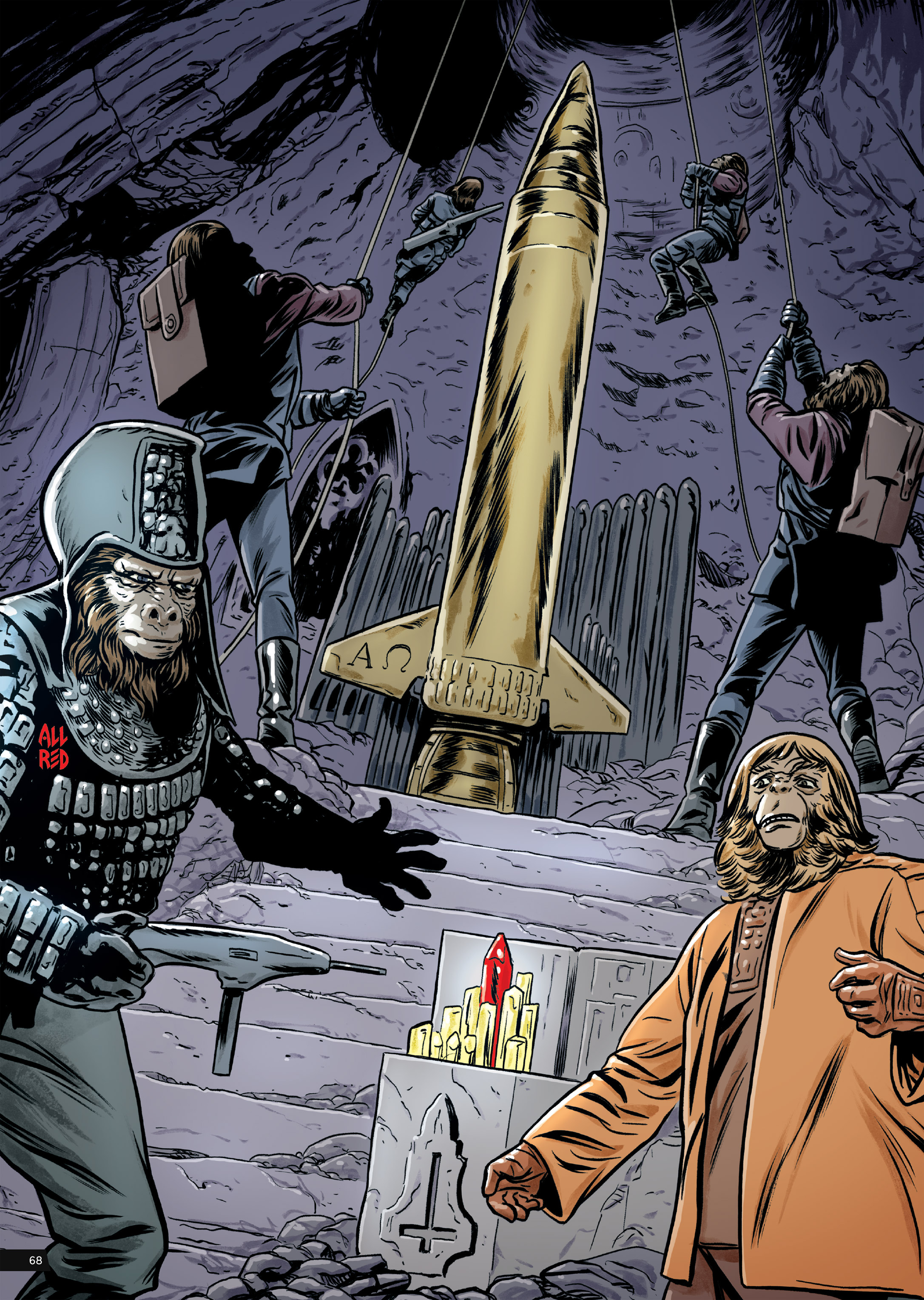 Read online Planet of the Apes Artist Tribute comic -  Issue # TPB - 68