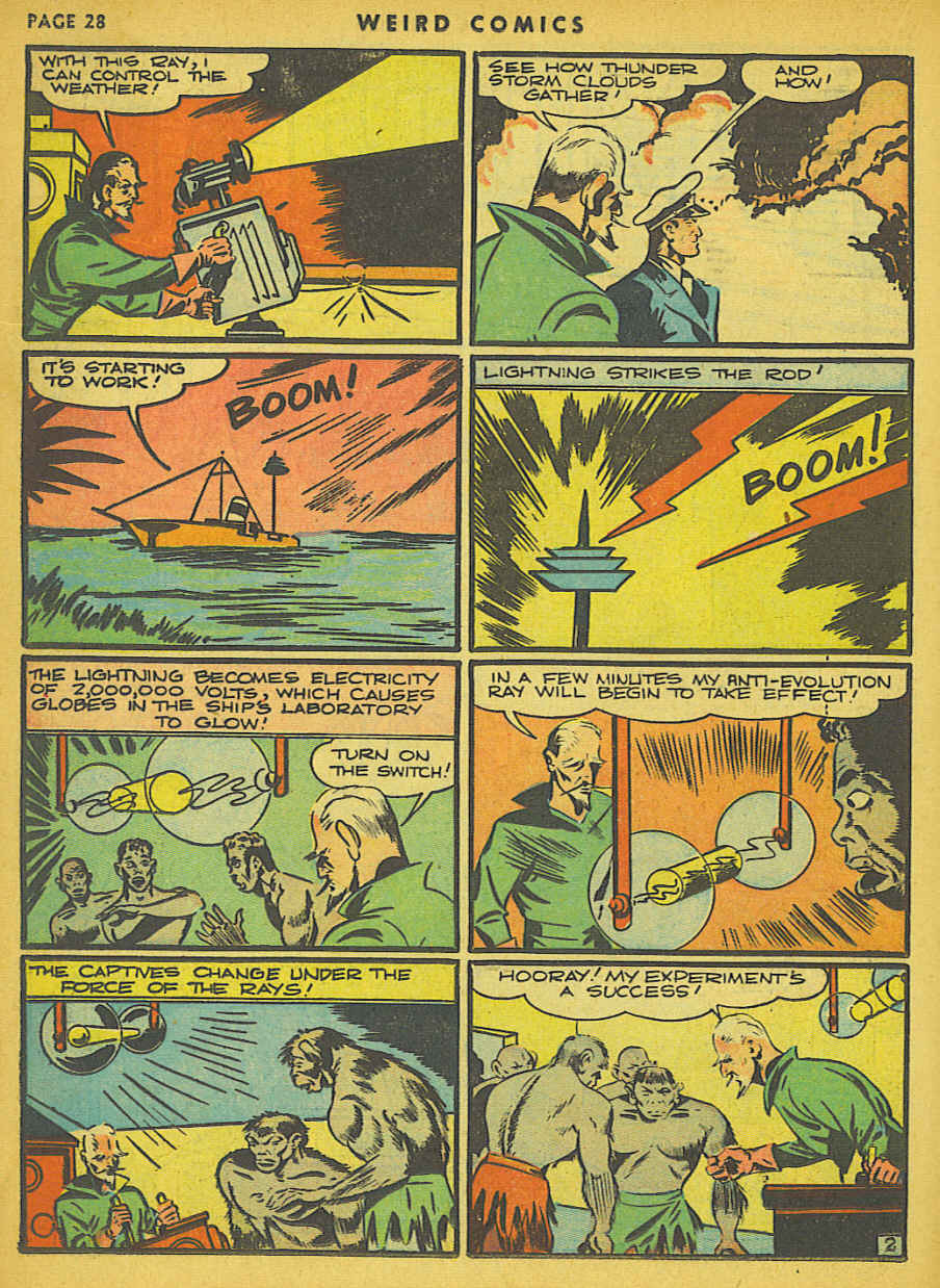 Read online Weird Comics comic -  Issue #9 - 29