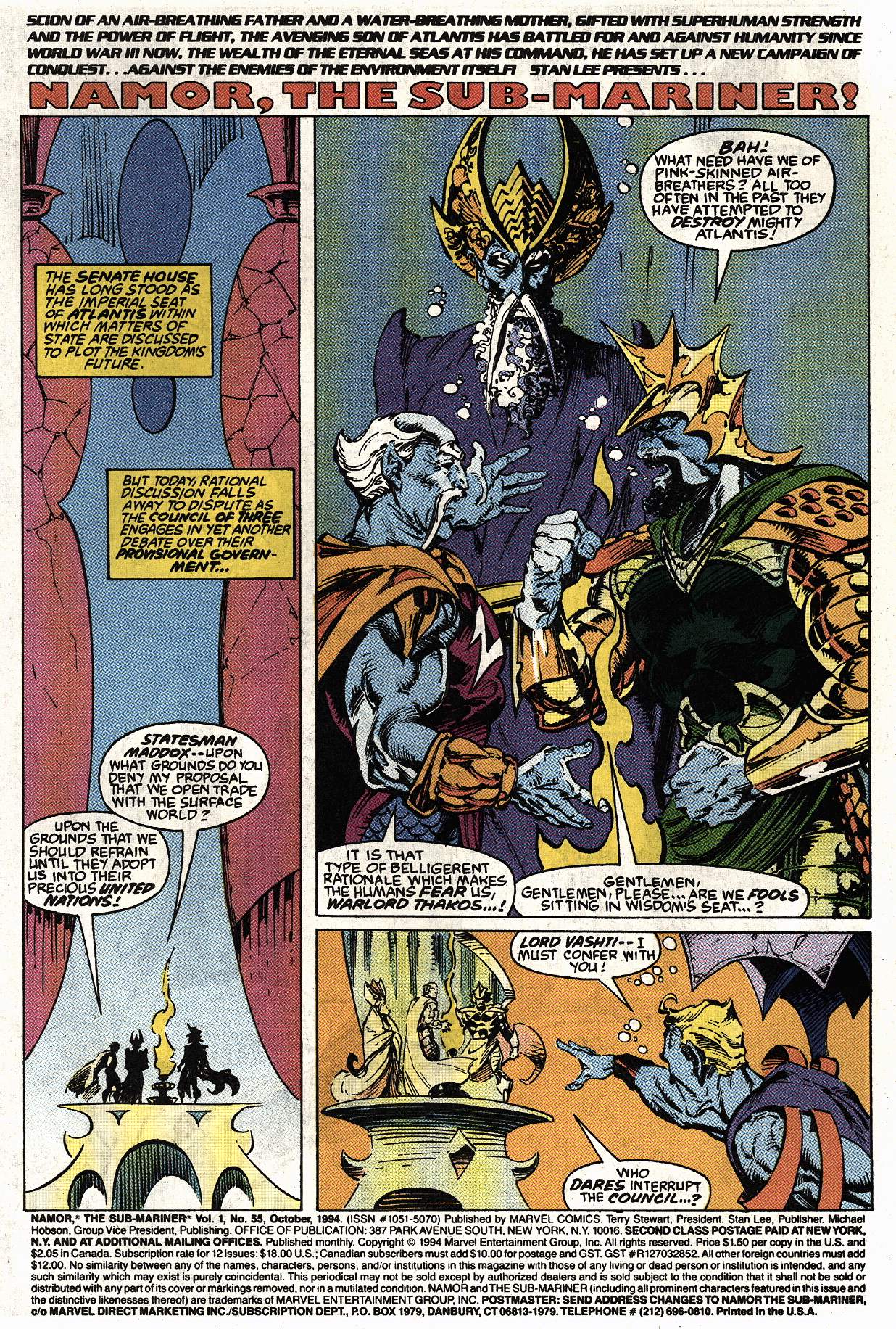 Read online Namor, The Sub-Mariner comic -  Issue #55 - 2