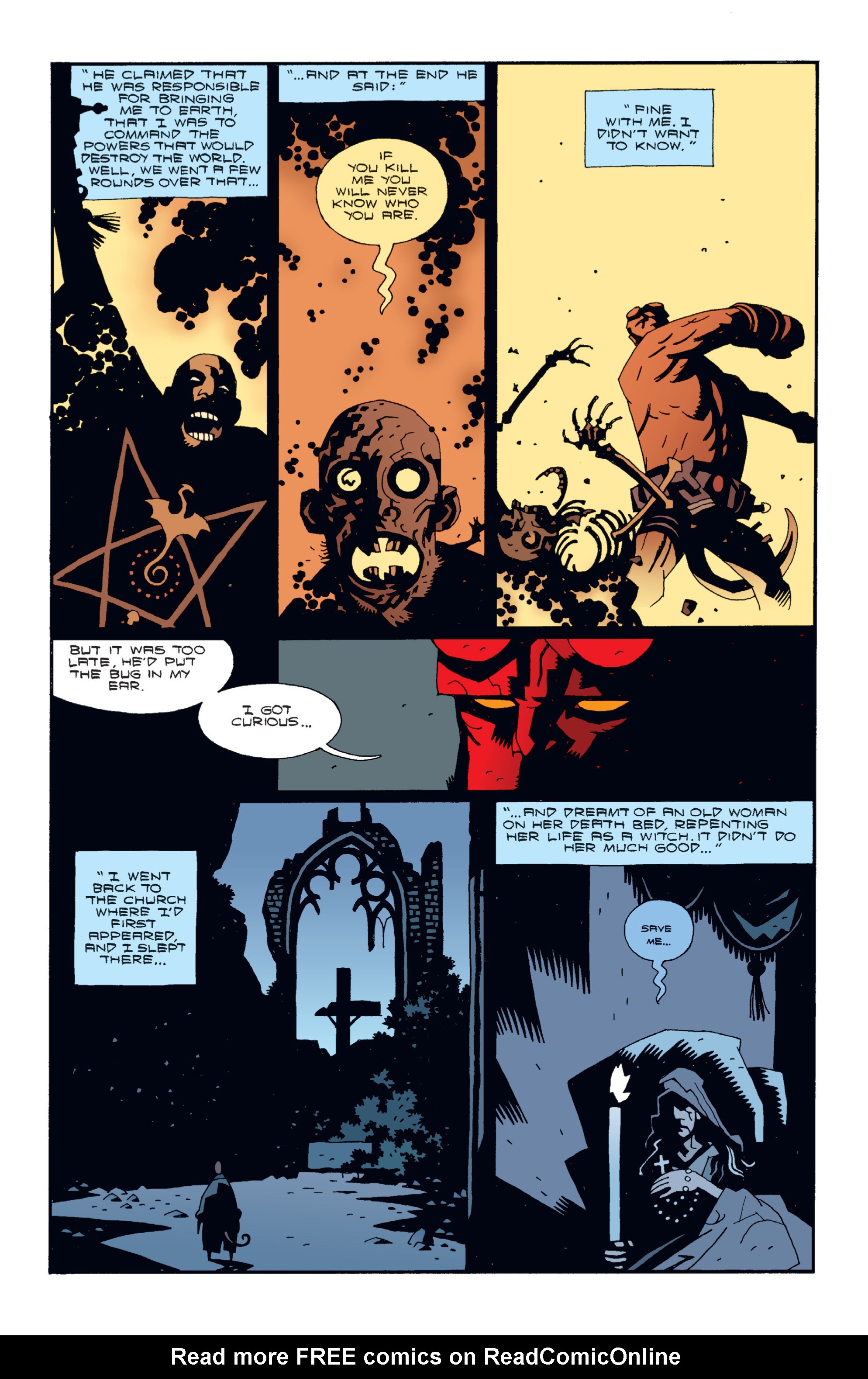 Read online Hellboy comic -  Issue #4 - 70