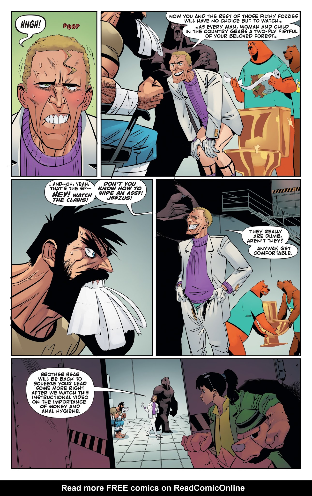 Read online Shirtless Bear-Fighter! comic -  Issue #3 - 10