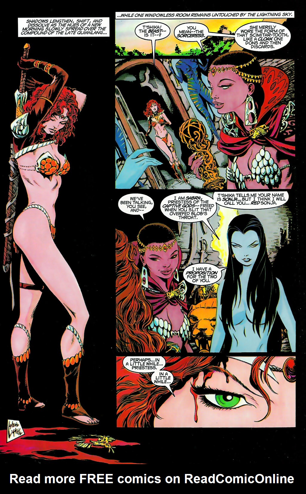 Read online Red Sonja A Death in Scarlet comic -  Issue # Full - 22