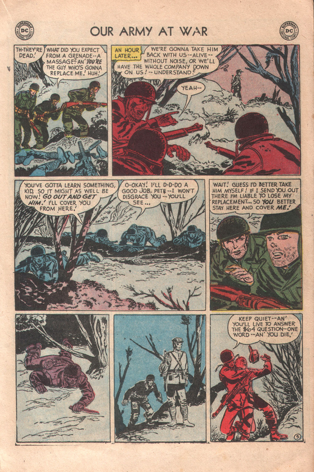 Read online Our Army at War (1952) comic -  Issue #4 - 17