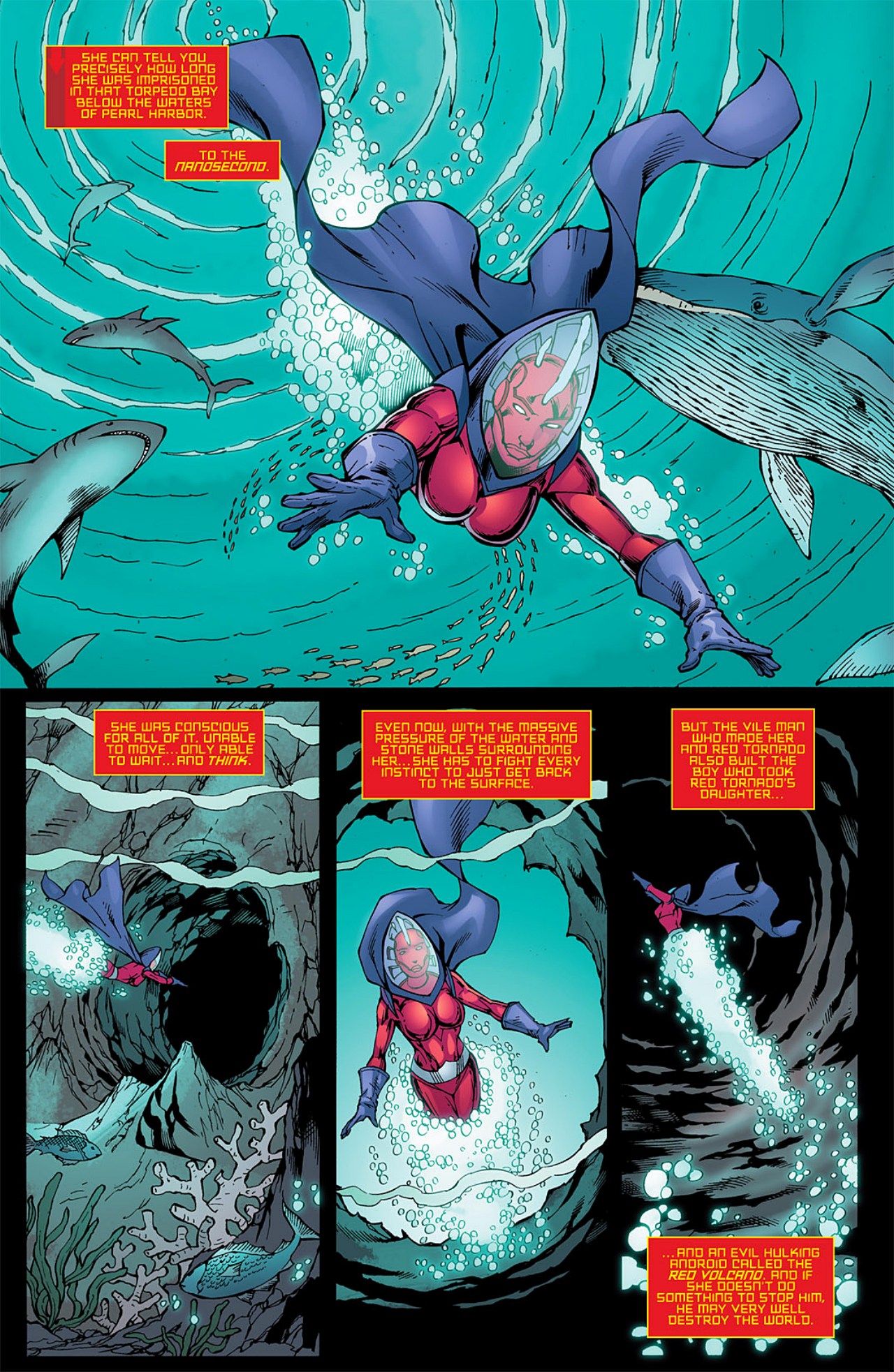 Read online Red Tornado (2009) comic -  Issue #6 - 7