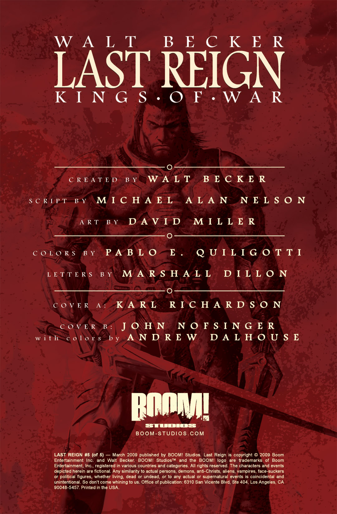 Read online Last Reign: Kings of War comic -  Issue #5 - 3