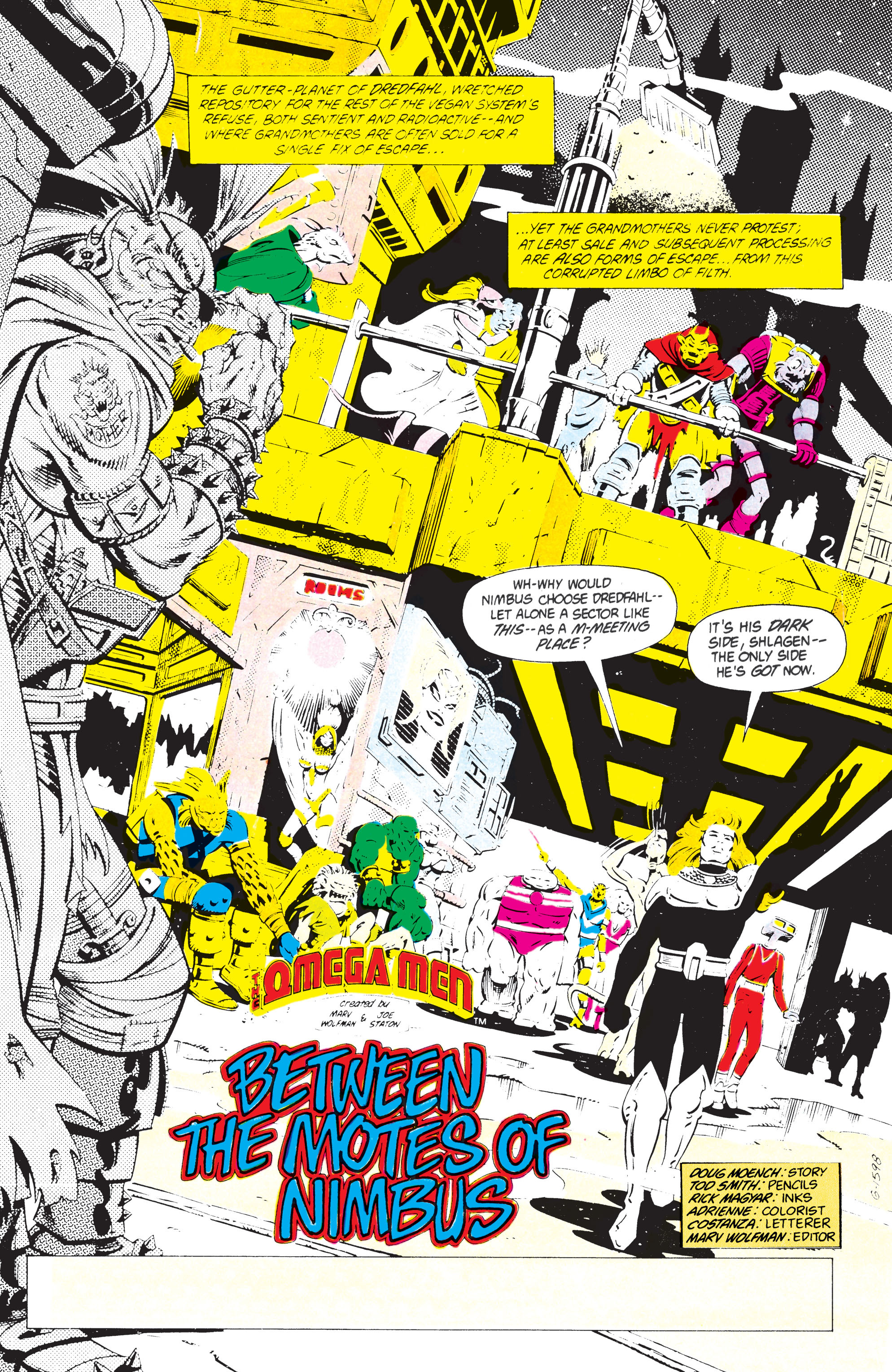 Read online The Omega Men (1983) comic -  Issue #22 - 2