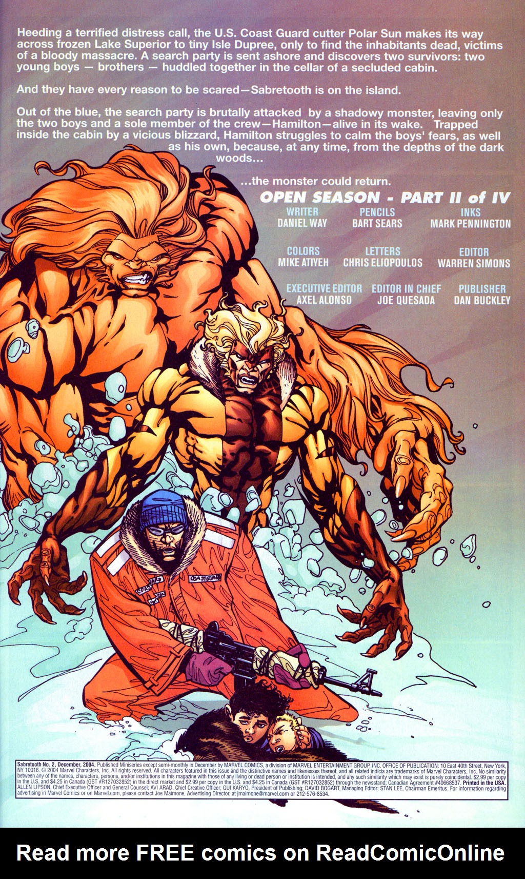 Read online Sabretooth (2004) comic -  Issue #2 - 2