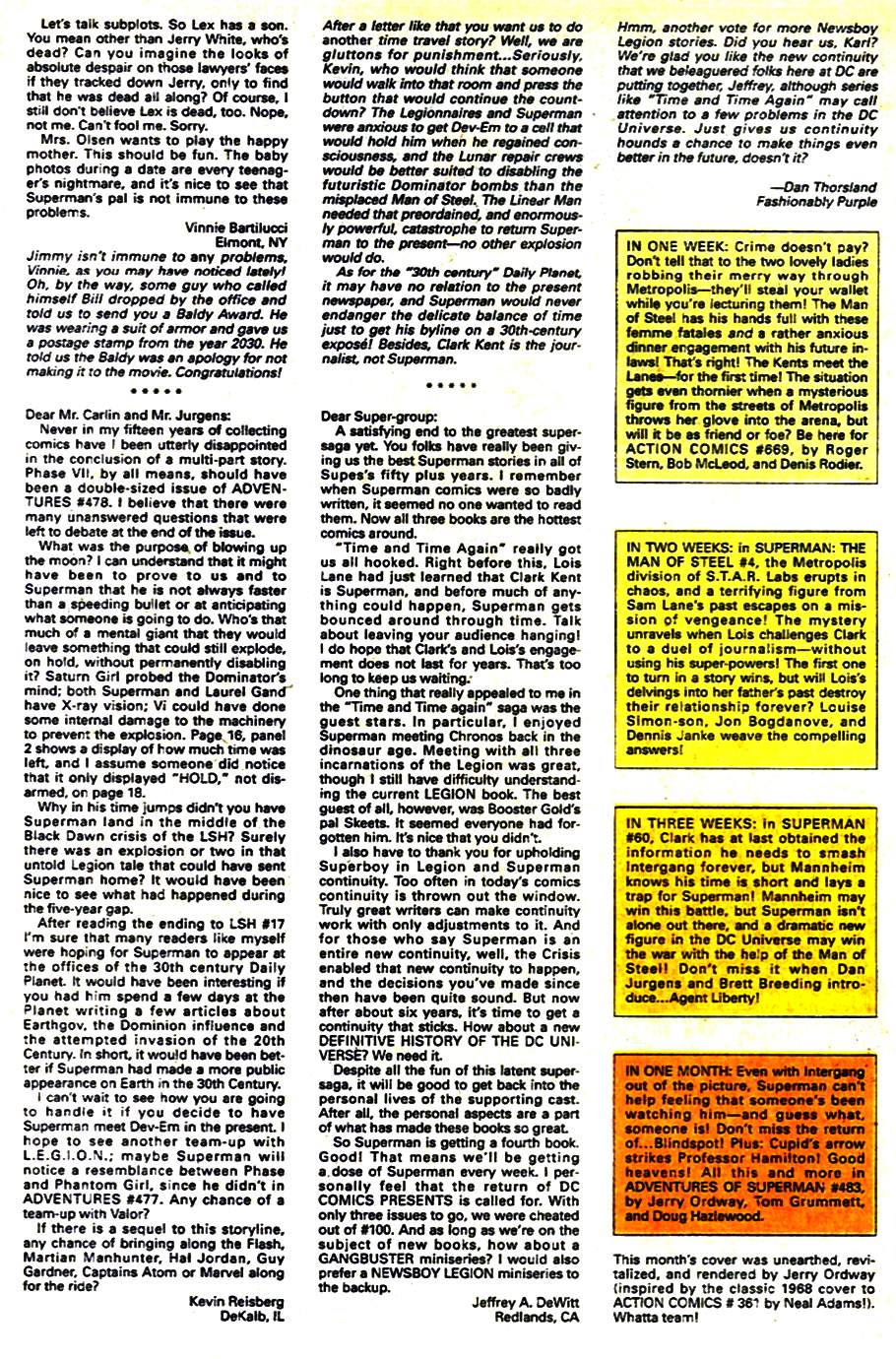 Read online Adventures of Superman (1987) comic -  Issue #482 - 25