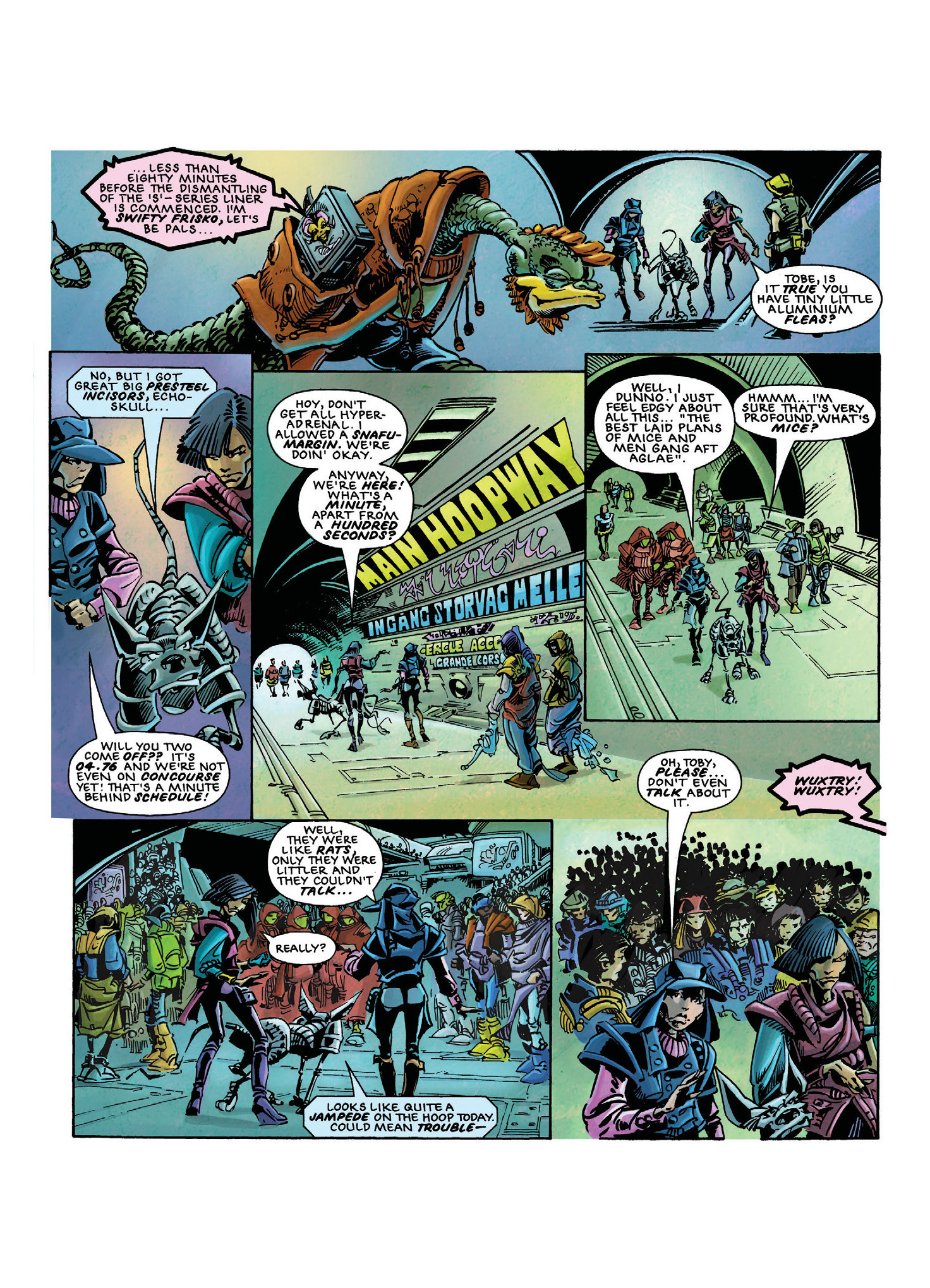 Read online The Ballad of Halo Jones (2018) comic -  Issue # TPB 1 - 17