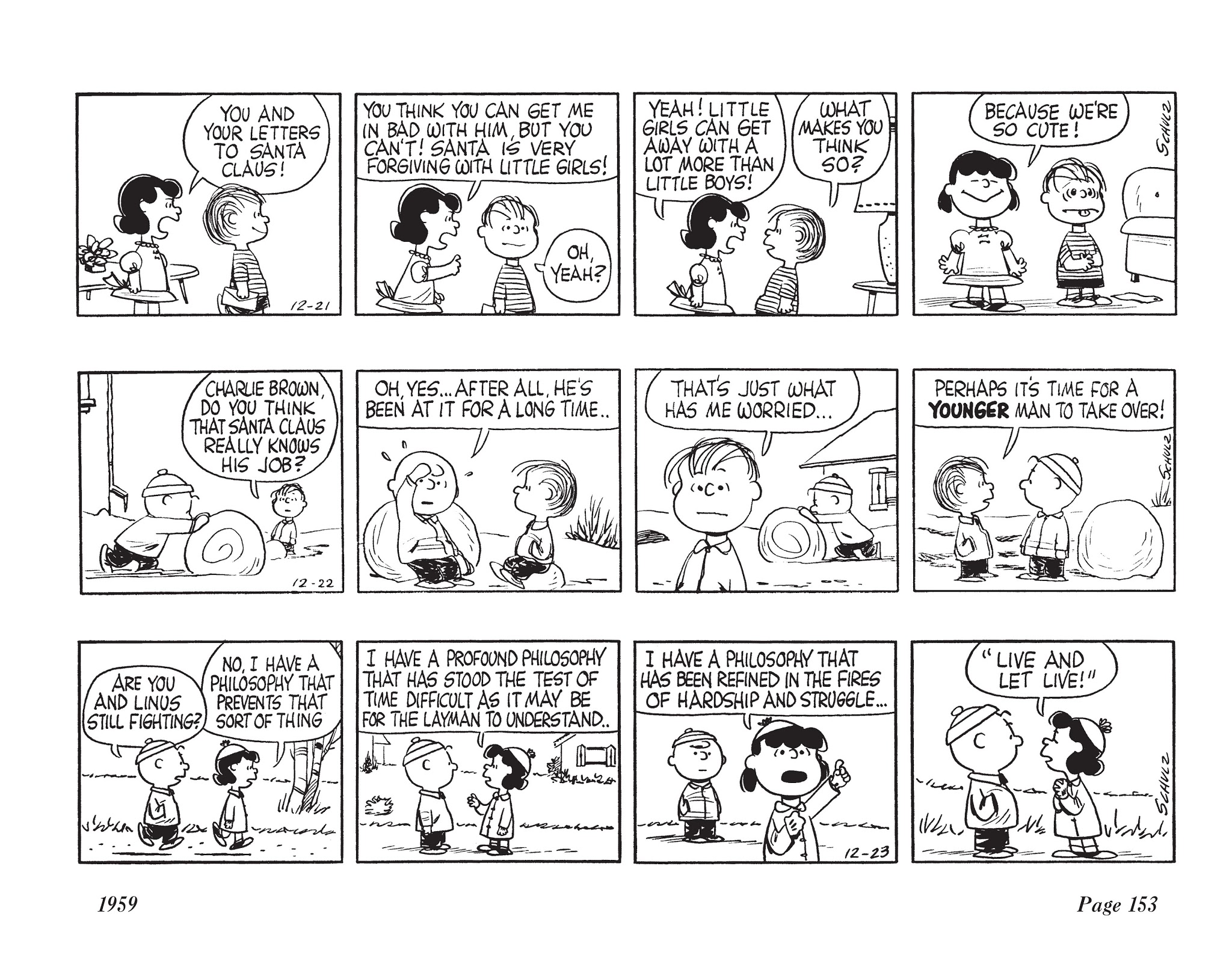 Read online The Complete Peanuts comic -  Issue # TPB 5 - 169