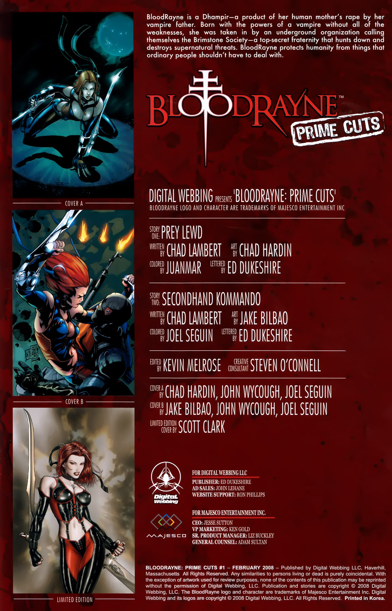 Read online BloodRayne: Prime Cuts comic -  Issue #1 - 4