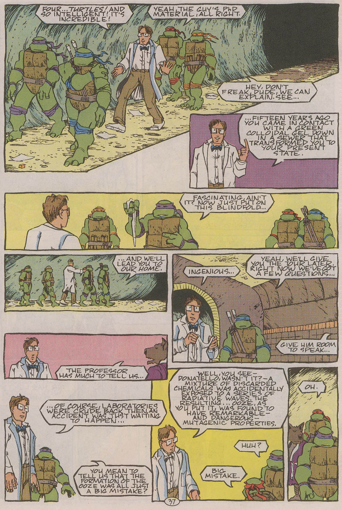 Read online Teenage Mutant Ninja Turtles II: The Secret of the Ooze Official Movie Adaptation comic -  Issue # Full - 38